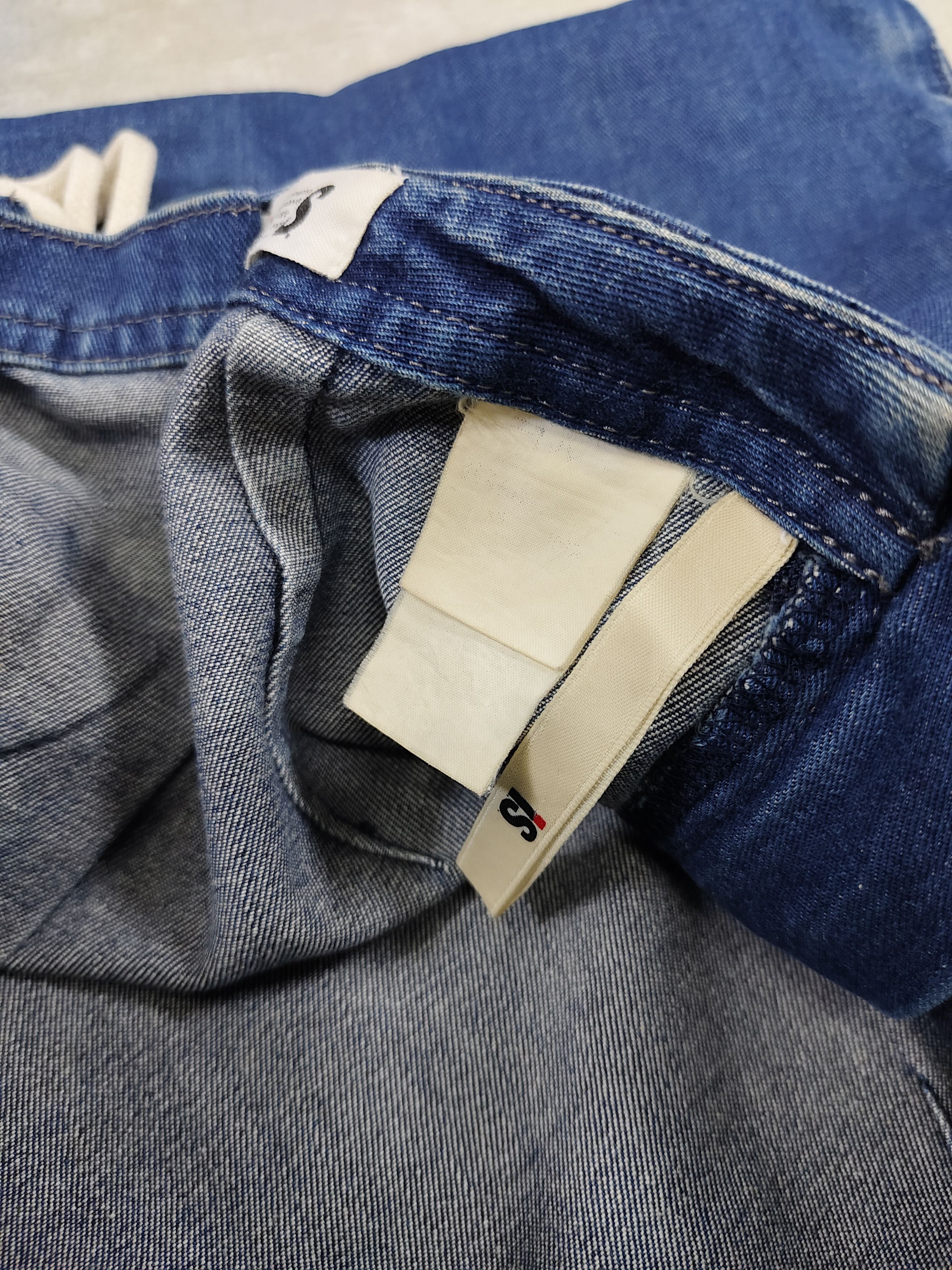 Issey Miyake 80s Issey Miyake🇯🇵 Y2K Lace Up Back Straight Denim Skirt Size 30" / US 8 / IT 44 - 5 Thumbnail