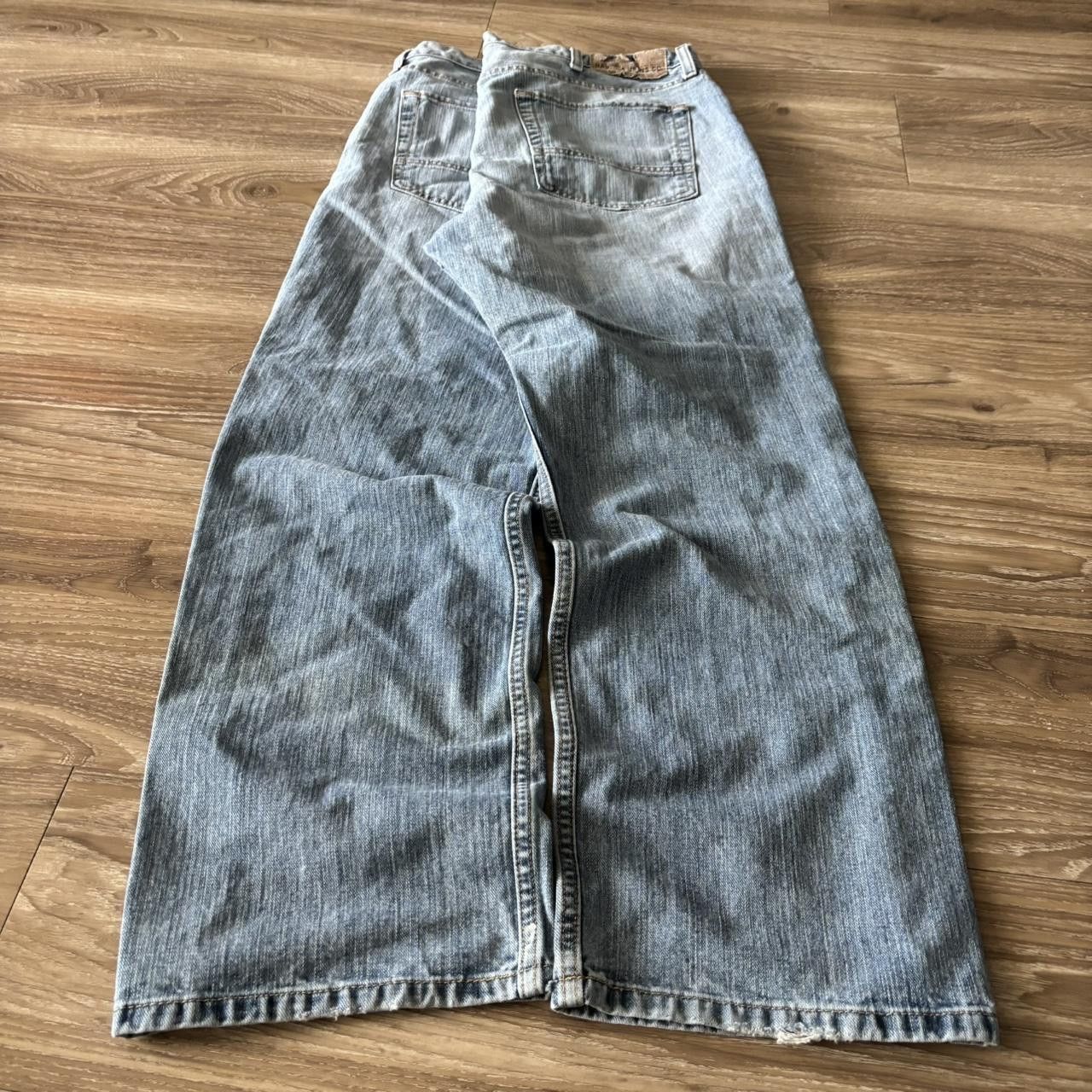 Vintage Crazy Vintage Y2K/2000s Grunge Light Wash Skater Denim Jeans! 38x30 Size US 38 / EU 54 - 4 Thumbnail
