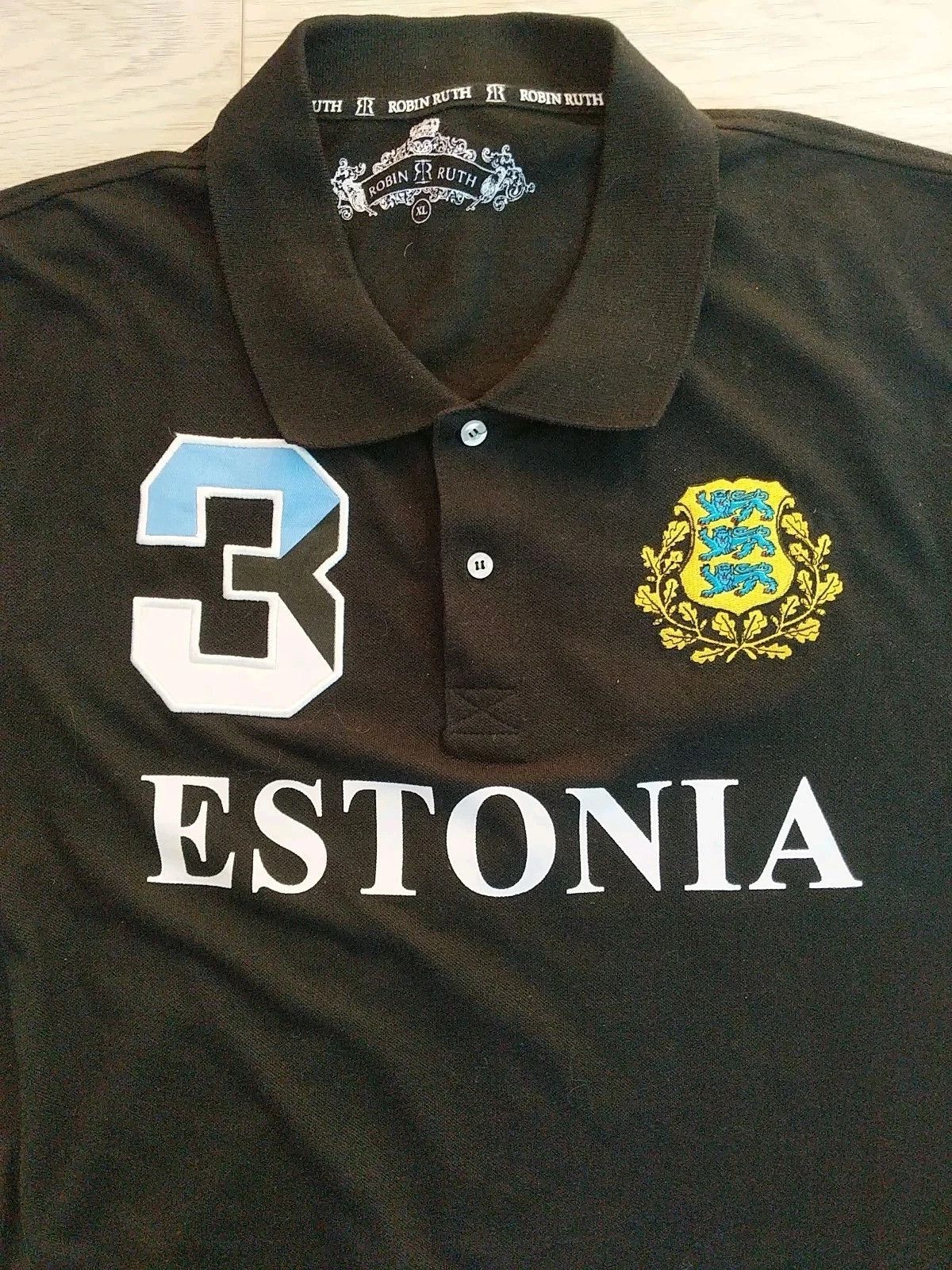 Robin Ruth Robin Ruth Estonia Polo Shirt Embroidered #3 Flip Collar Size US XL / EU 56 / 4 - 2 Thumbnail