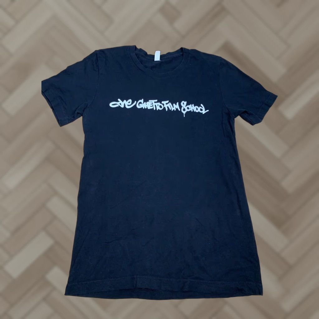 Vintage The Ghetto Film School South Bronx Graphic Shirt Small Black Short Sleeve Canvas T-Shirt Men’s Size US S / EU 44-46 / 1 - 1 Thumbnail