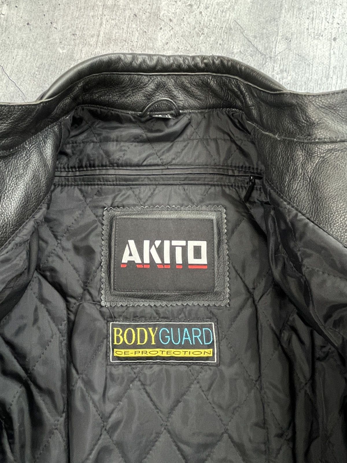 Vintage Akito Leather Racing Jacket Moto Black Size 54 Size US S / EU 44-46 / 1 - 12 Thumbnail
