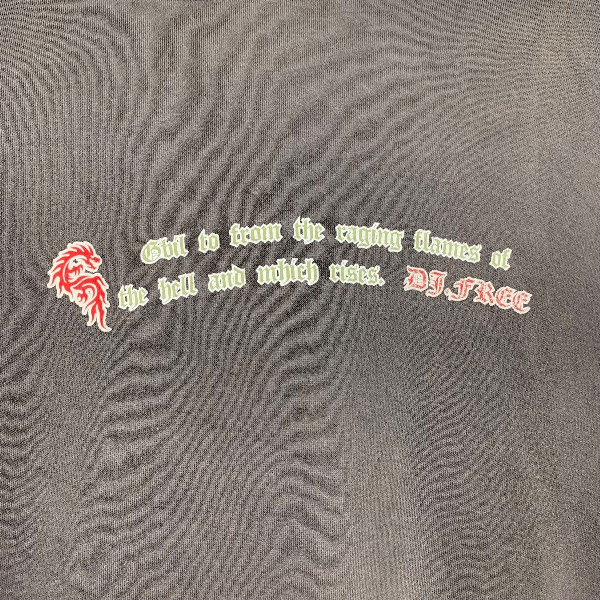 Japanese Brand DJ FREE Control The World Big Logo Hoodies #2215-C98 Size US M / EU 48-50 / 2 - 10 Thumbnail