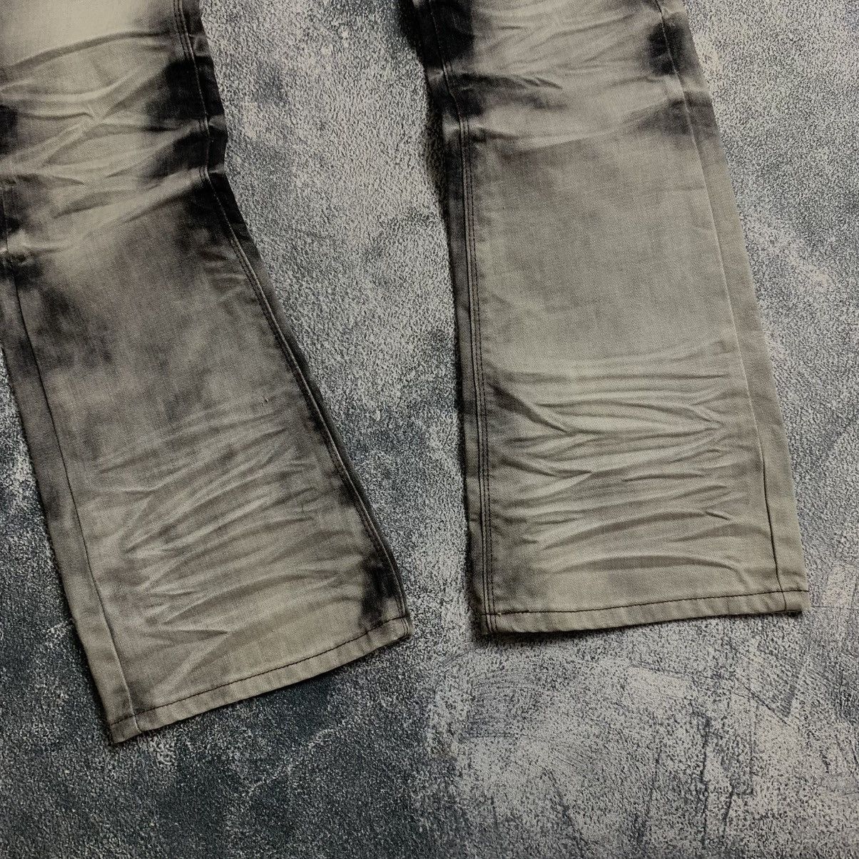 Japanese Brand Black Crown Contras Distressed Fade But Cut Jeans Size US 28 / EU 44 - 6 Thumbnail