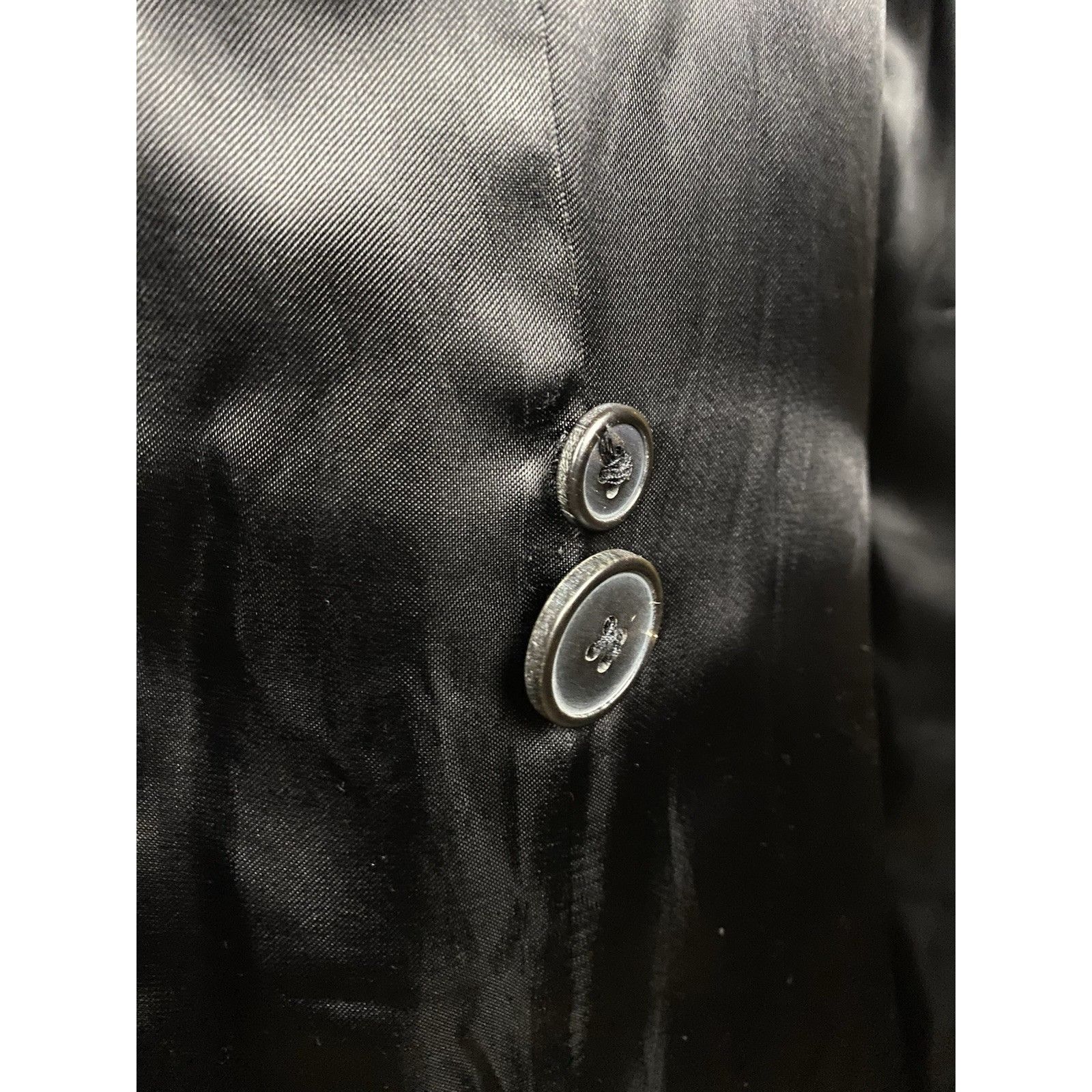 Dries Van Noten Dries Van Noten Women's Black Wool Double Breasted Pea Coat Size S / US 4 / IT 40 - 10 Thumbnail