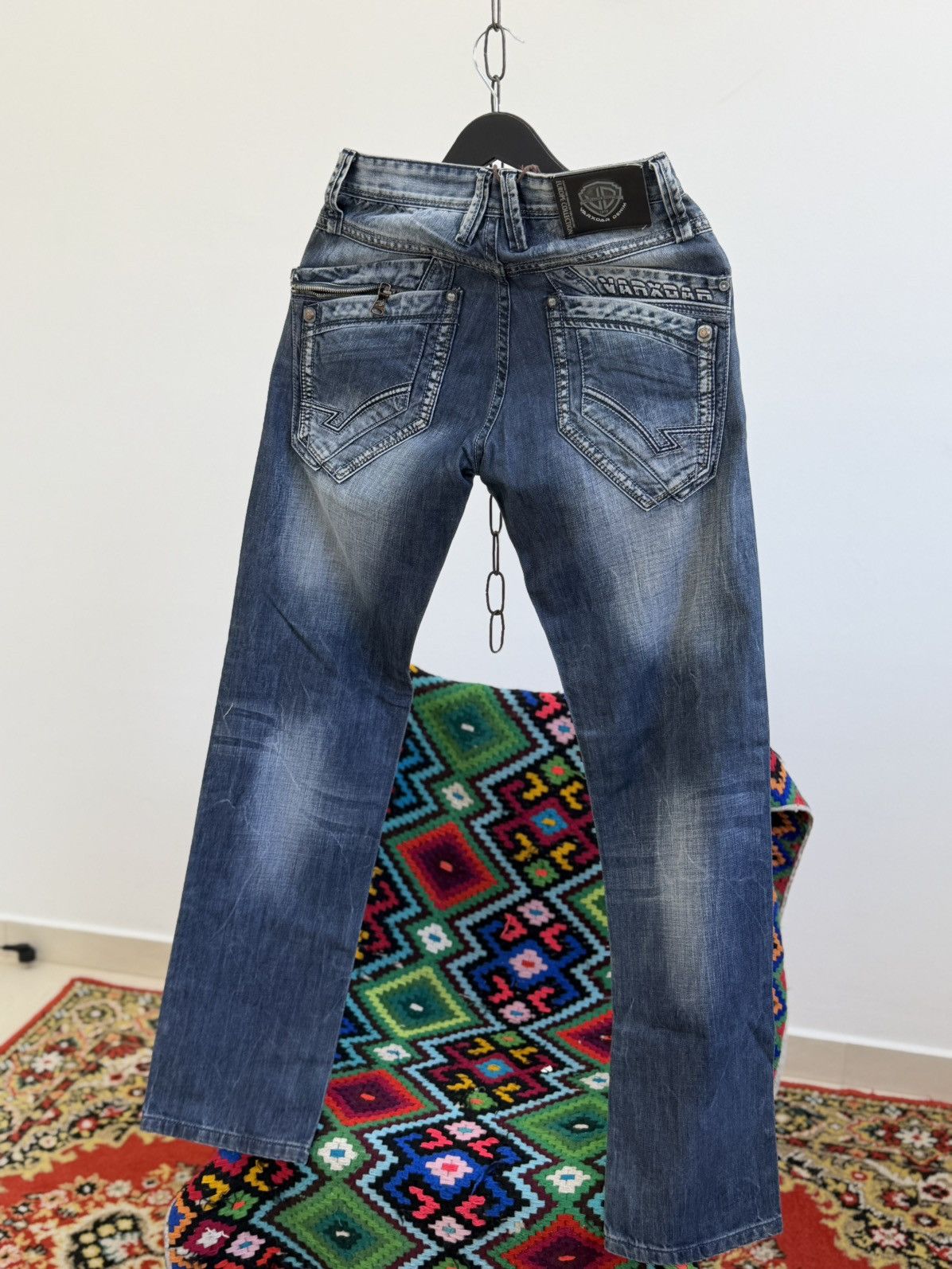Hedi Slimane Vintage Dior Hedi Slimane Style Washed Denim Jeans Size US 30 / EU 46 - 4 Thumbnail