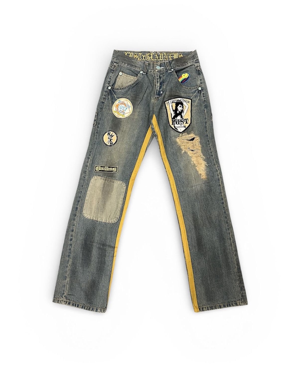 Japanese Brand Vintage Lust Inspired Hysteric Glamour denim flared jeans Size US 30 / EU 46 - 1 Thumbnail