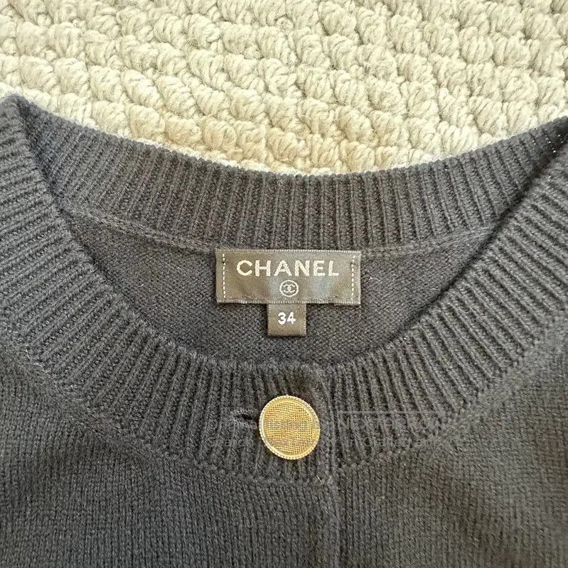 Chanel Chanel Black Short Sleeve Pullover Sweater . Size S / US 4 / IT 40 - 5 Thumbnail