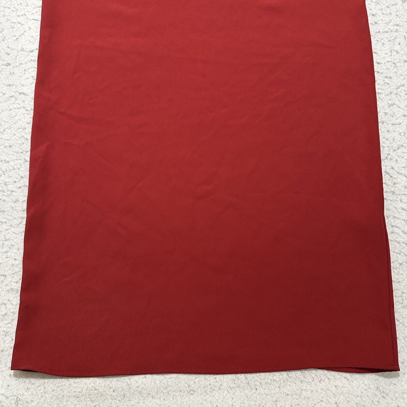 Uniqlo Uniqlo Small V-Neck Drape Burgundy Red A-Line Dress Pullover Size S / US 4 / IT 40 - 7 Thumbnail
