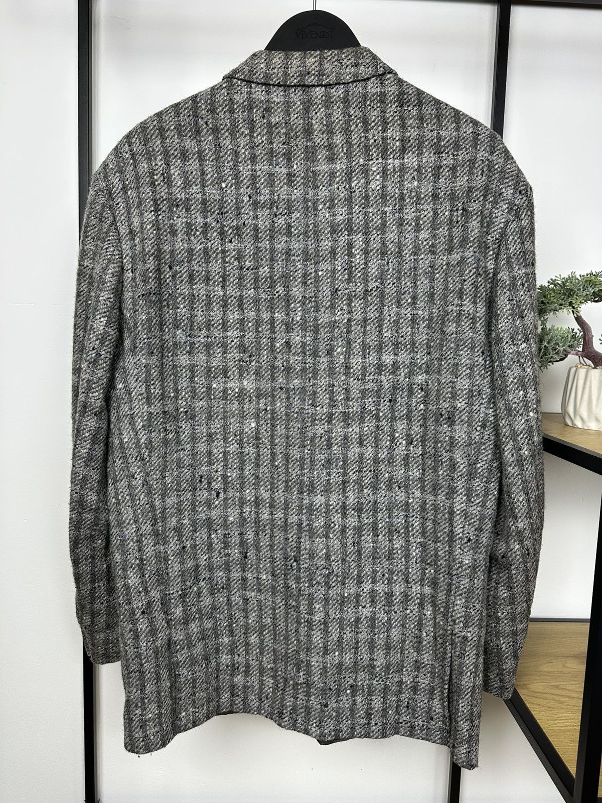 Hugo Boss Hugo Boss Wool Blazer 80's Vintage Made in West Germany Mens Size 54R - 9 Thumbnail