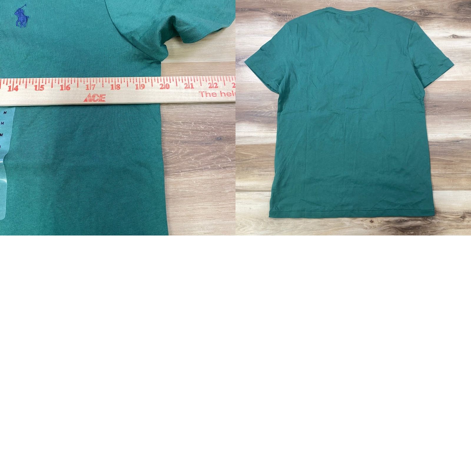 Polo Ralph Lauren Polo Ralph Lauren Green Cotton V-Neck T-Shirt Men Medium Classic Heritage Casual Size US M / EU 48-50 / 2 - 8 Thumbnail