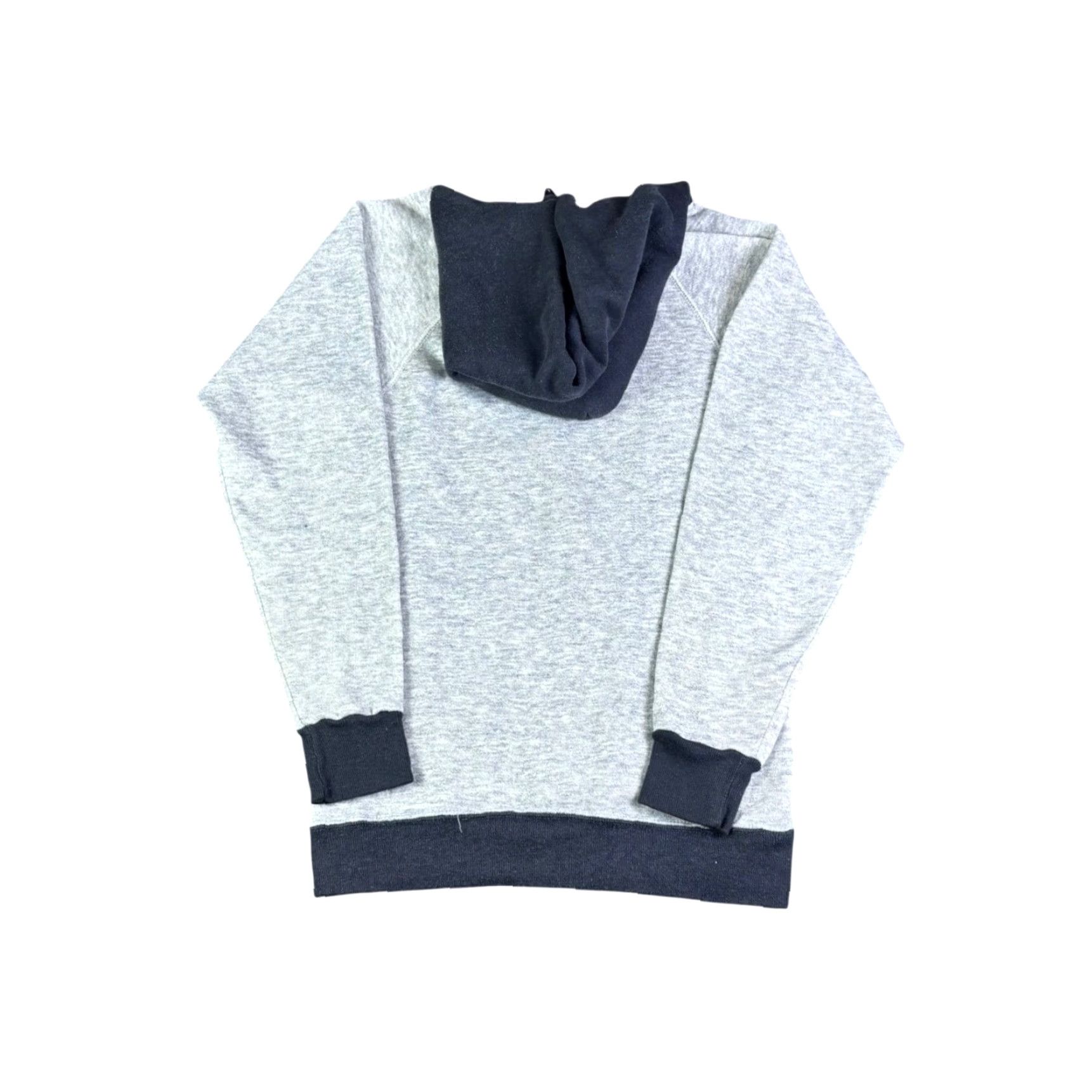 McGregor VINTAGE MacGregor Hoodie Mens S Gray Navy Raglan Pullover Sweatshirt Hooded Adjustable Crew Neck Size US S / EU 44-46 / 1 - 2 Thumbnail