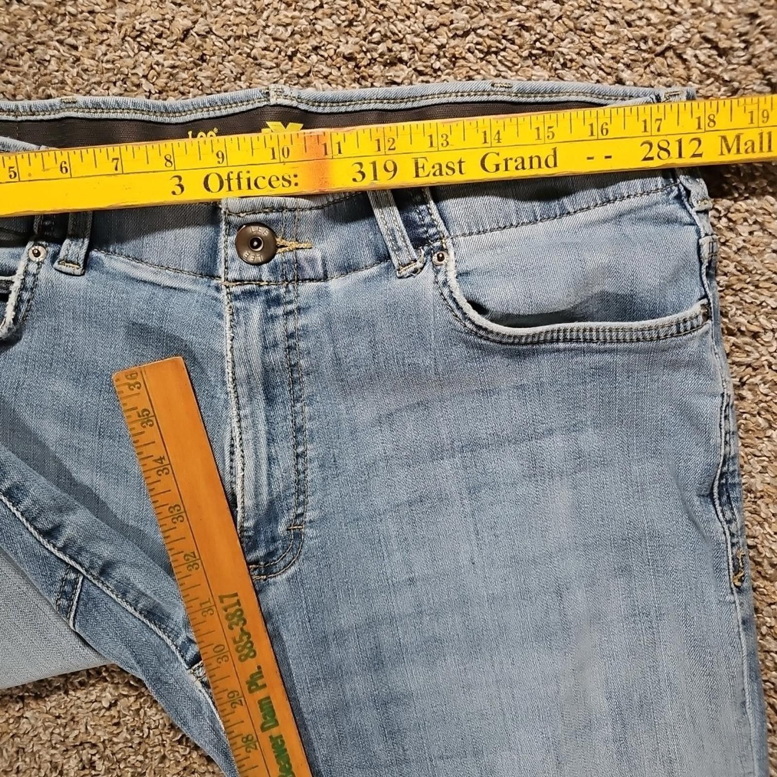 Lee Lee Jeans Mens 36x30 Extreme Motion Modern Series Straight Size US 36 / EU 52 - 4 Thumbnail
