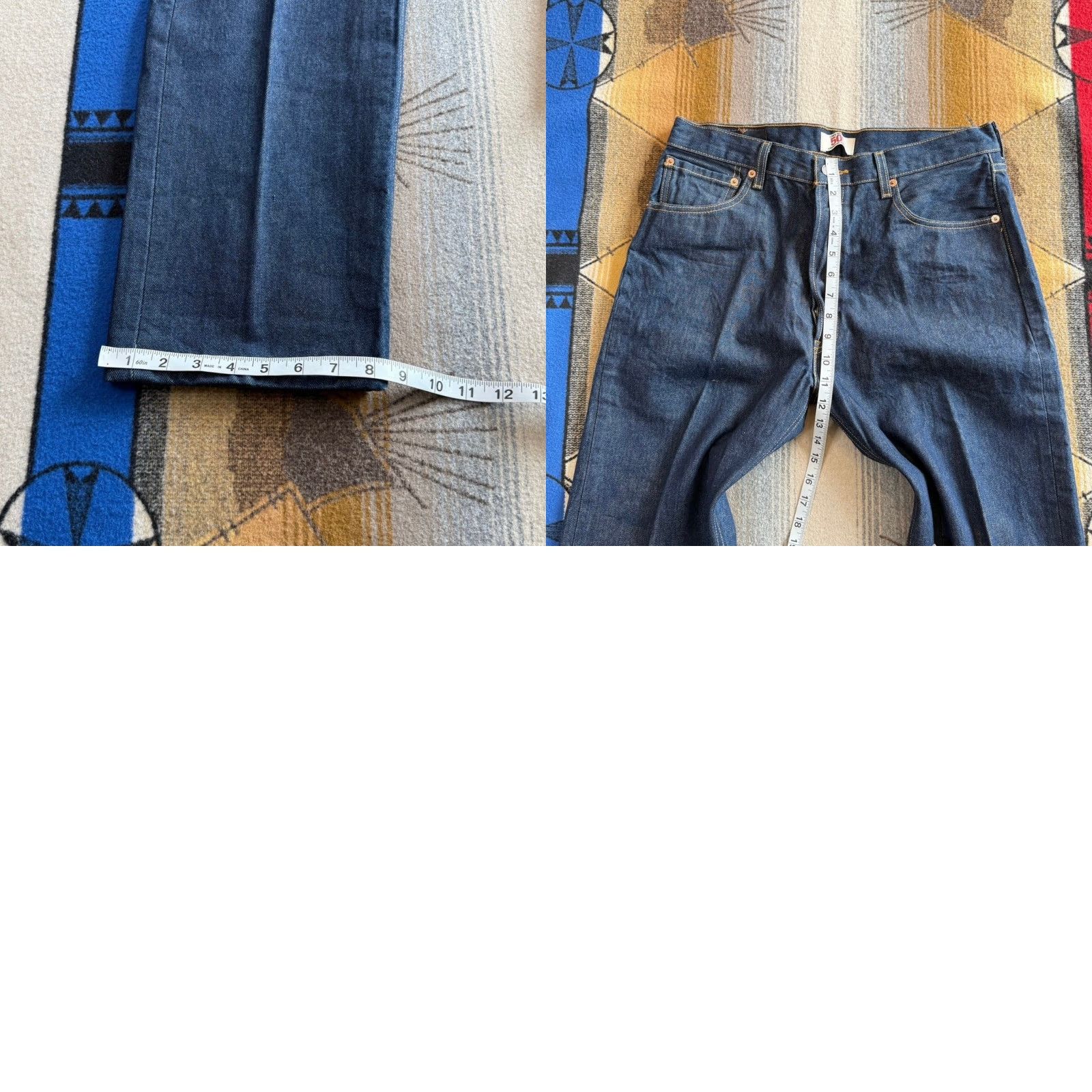 Levi's VINTAGE Levi’s 501xx Button Fly Denim Jeans Men 35x36 Blue Regular Inseam 36" Solid Mid Rise Straight 501oo? (Wait). Size US 35 - 9 Thumbnail