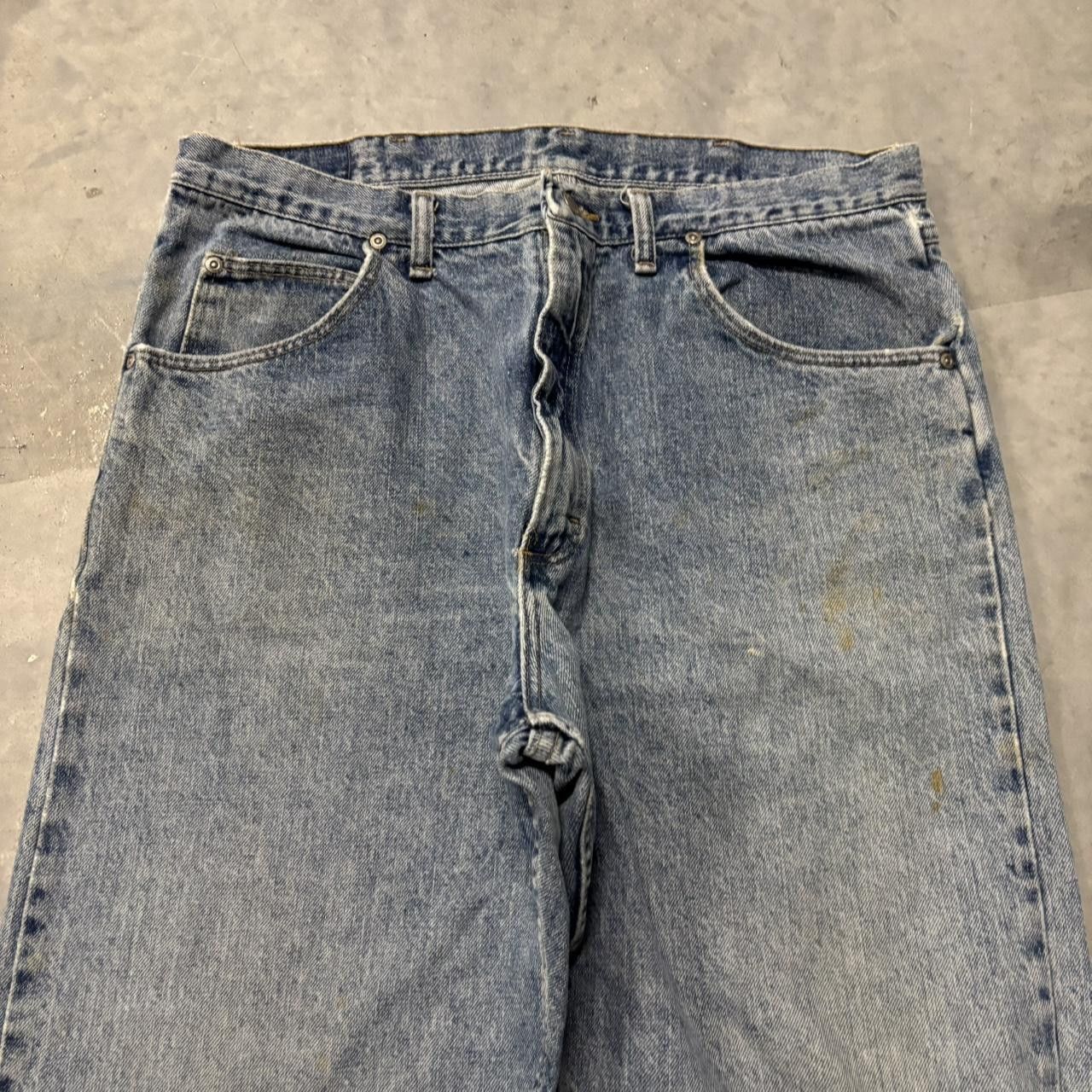 Japanese Brand × Vintage Crazy Vintage Y2K/2000s Grunge Medium Wash Skater Denim Jeans! Size US 34 / EU 50 - 5 Thumbnail