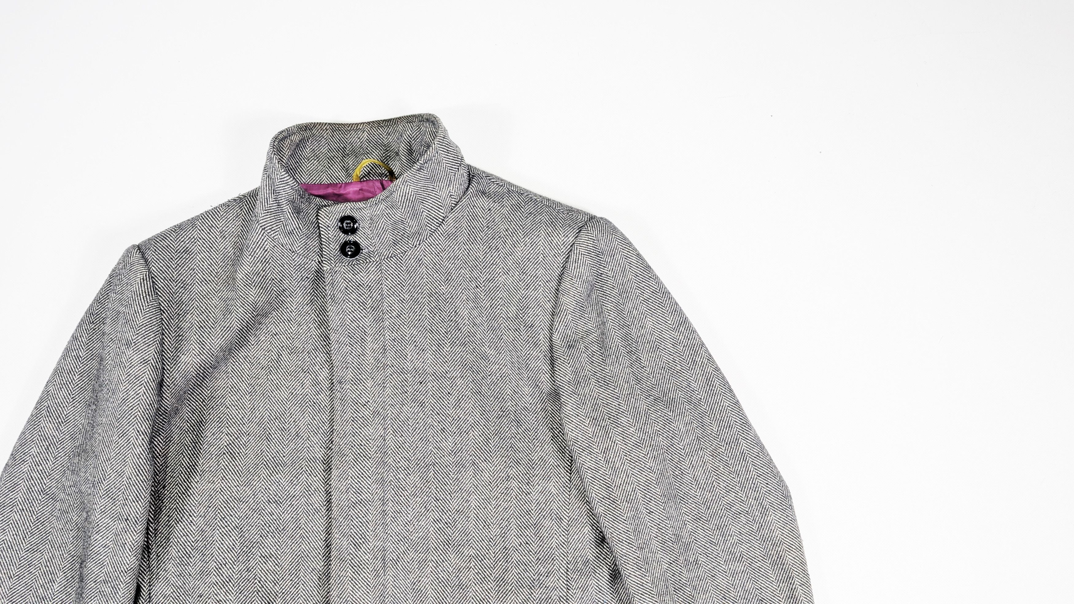 Other Holland Esquire Herringbone Tweed Wool Blend Coat Size 42 Size US L / EU 52-54 / 3 - 2 Thumbnail