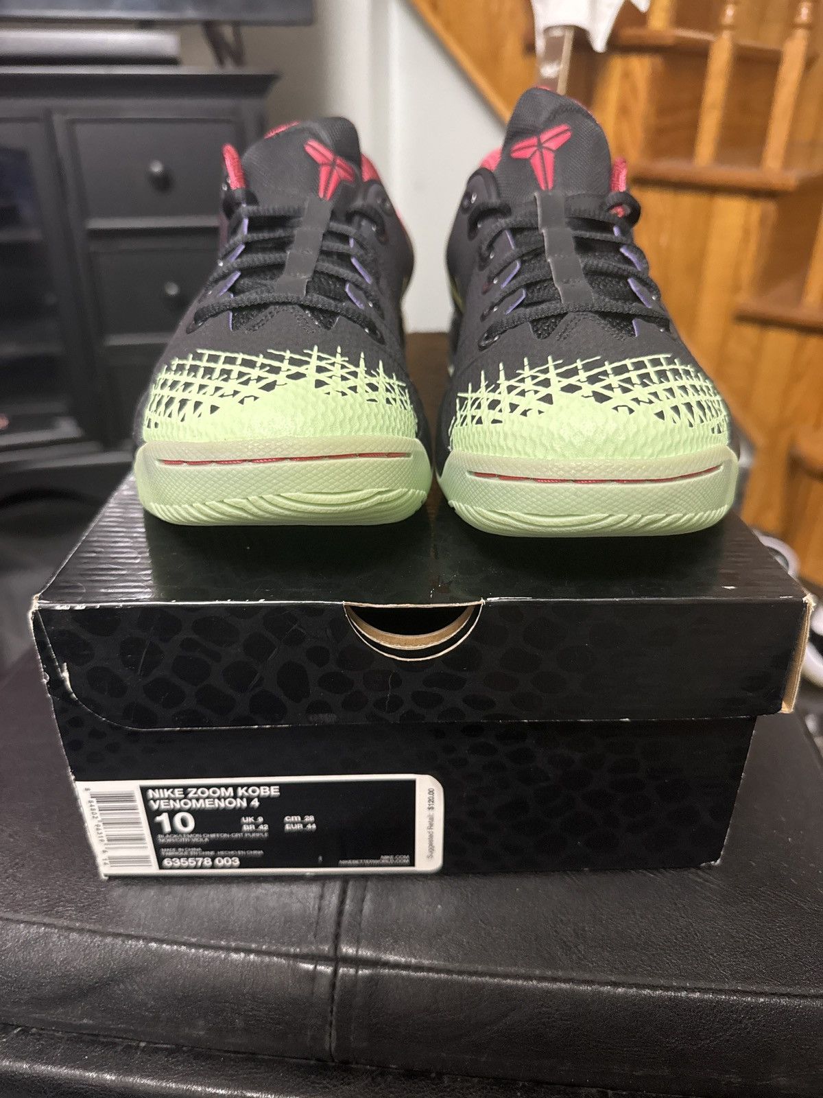 Nike Nike Zoom Kobe Venomenon 4 sz10 ds glow in the dark Size US 10 / EU 43 - 7 Thumbnail