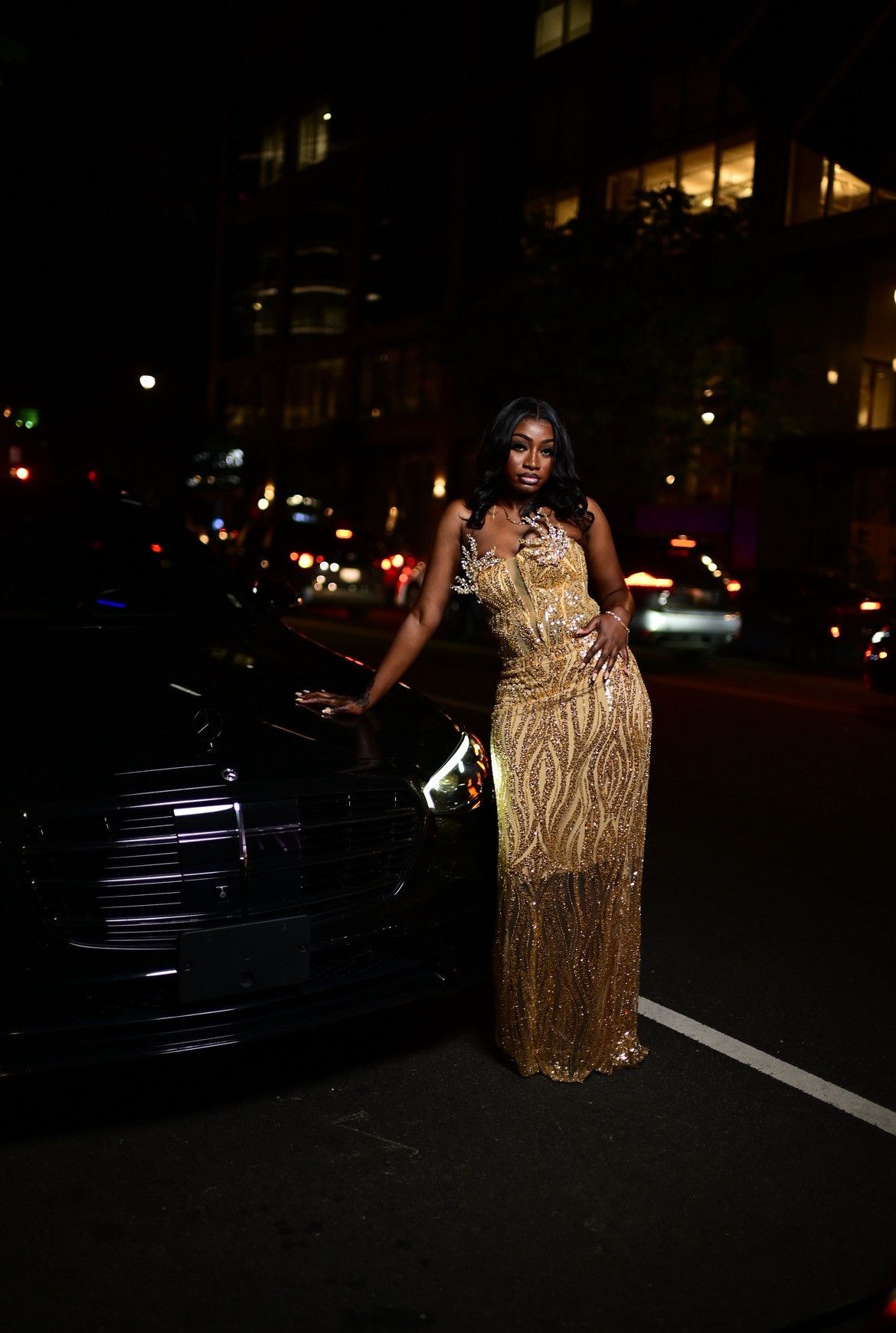 Other Gold Prom Dress Size ONE SIZE - 3 Thumbnail