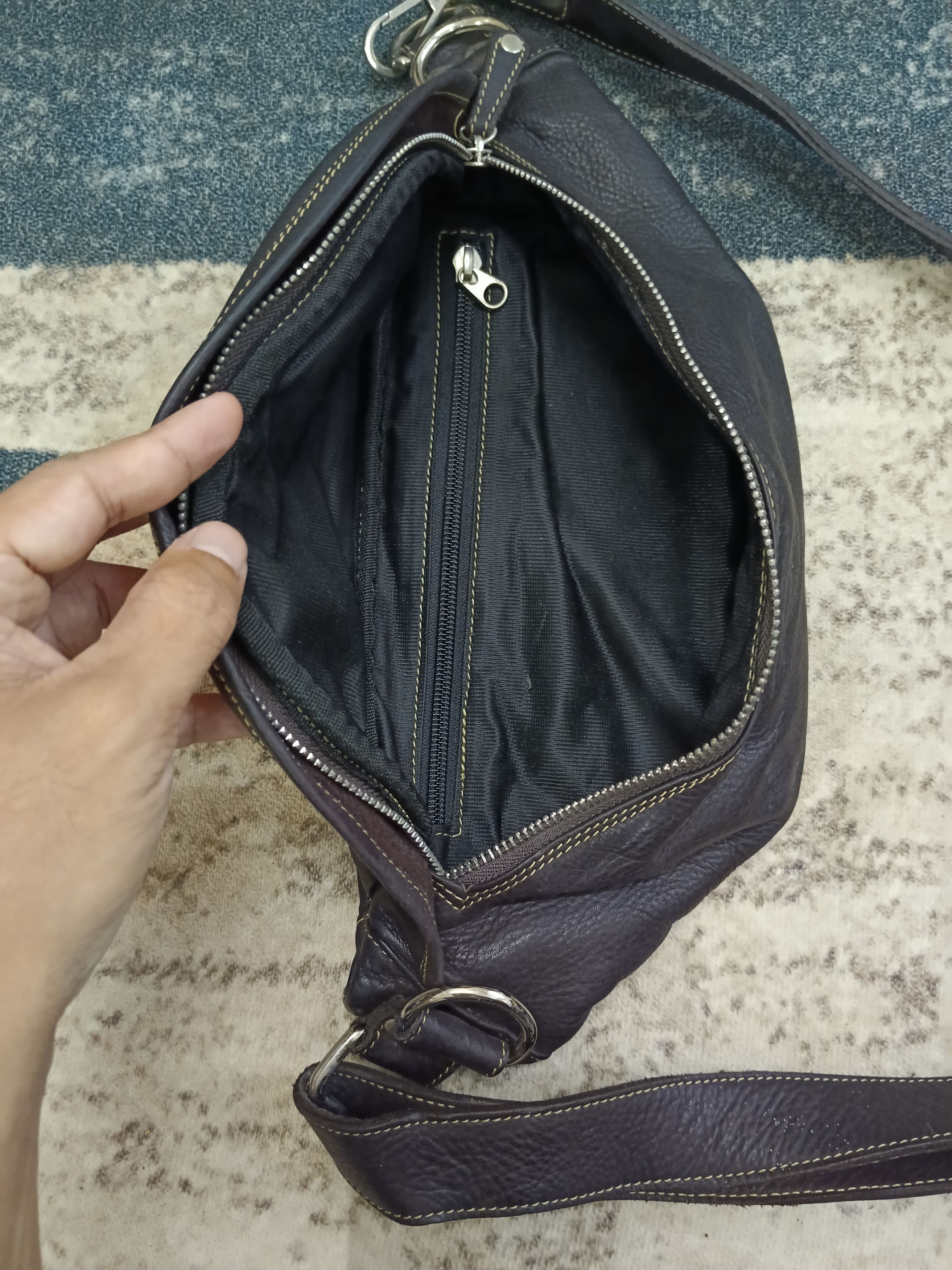 Leather DAY'S ART HANDMADE LEATHER CROSSBODY Size ONE SIZE - 6 Thumbnail