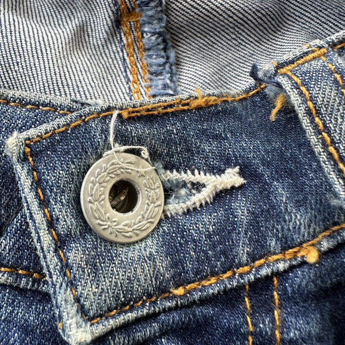 Acne Studios Vintage Acne Blue Washed Soft Denim D668 Size US 32 / EU 48 - 15 Thumbnail
