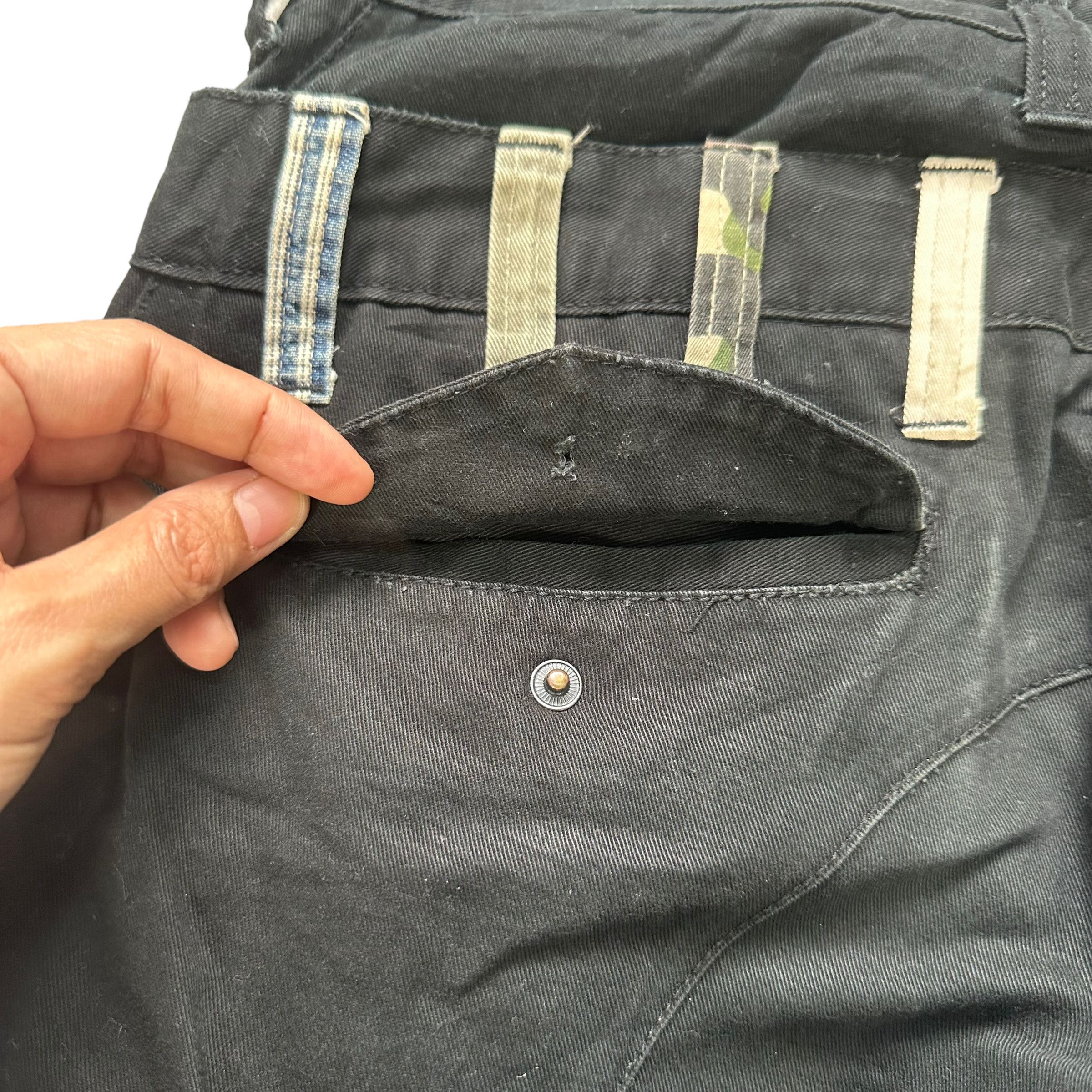 Japanese Brand DOMINATE DOUBLE WAIST CARGO PANT #8093-201 Size US 32 / EU 48 - 11 Thumbnail