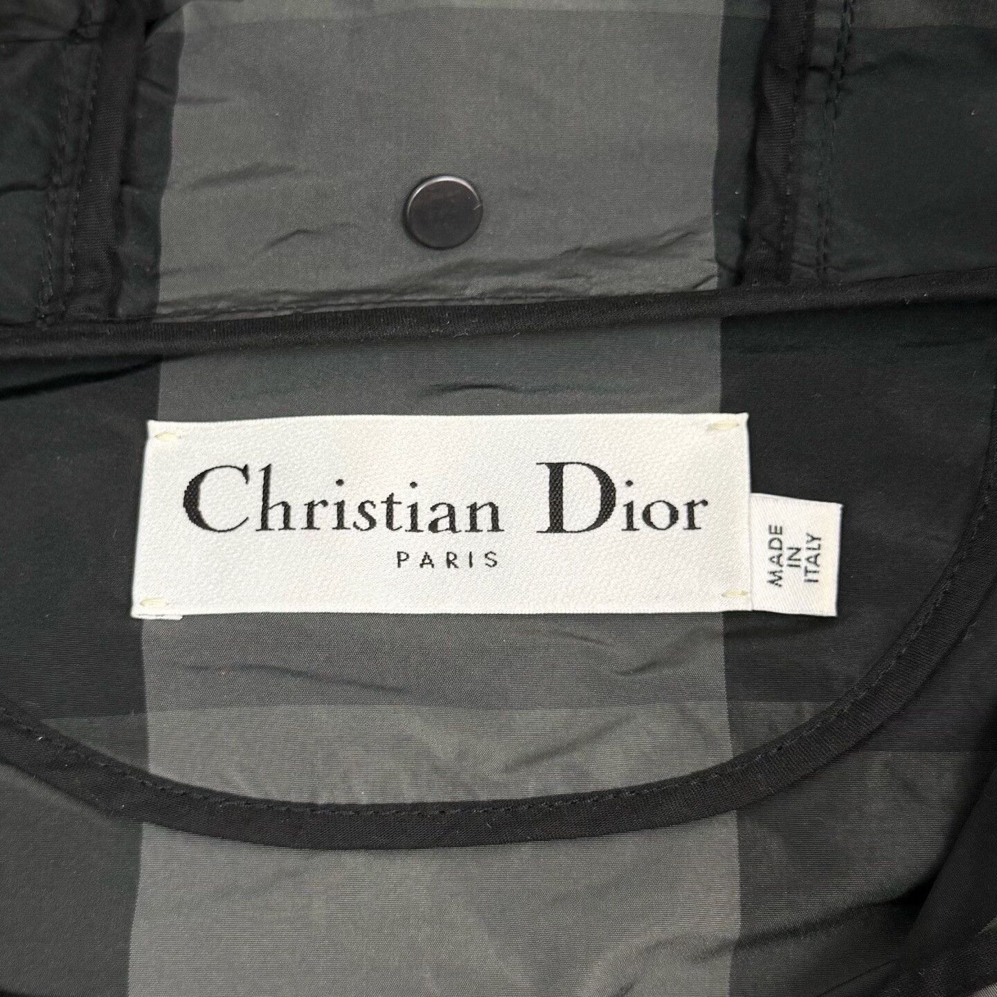Dior dior black gray plaid logo hooded jacket Size US S / EU 44-46 / 1 - 5 Thumbnail