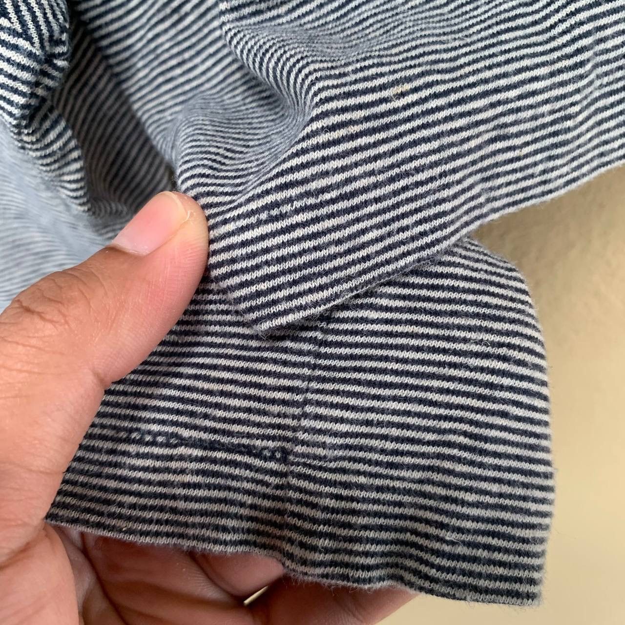 OMNIGOD Rare Omnigod Japan Stripe Single Pocket Tees Size US L / EU 52-54 / 3 - 4 Thumbnail