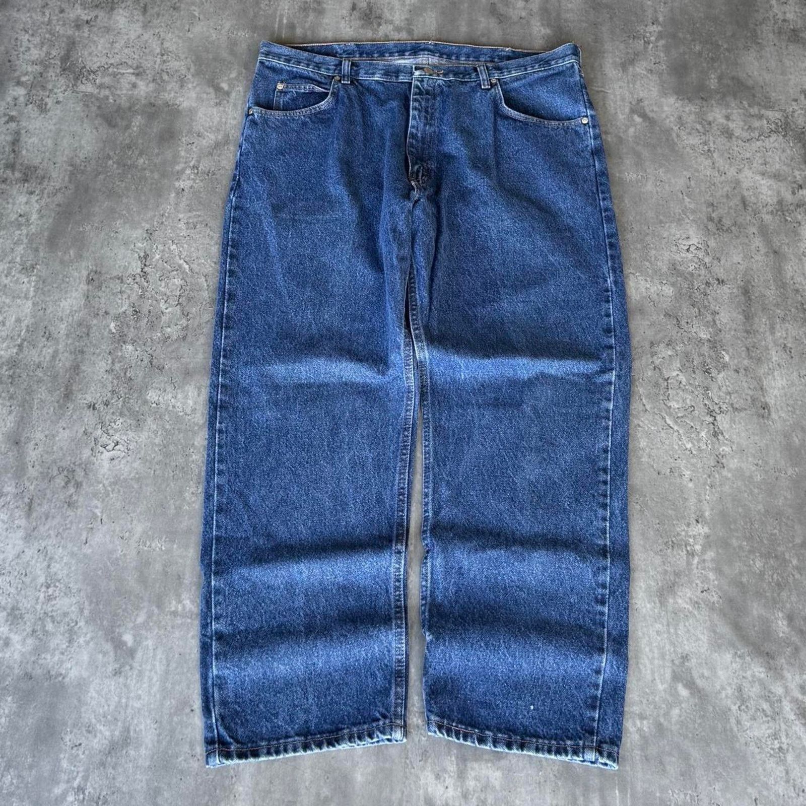 Carhartt × Vintage × Wrangler Vintage Y2K Wrangler Baggy Skater Grunge Cyber Denim Jeans Size US 40 / EU 56 - 1 Thumbnail