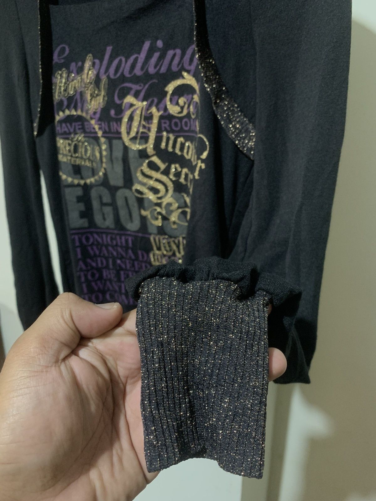 Japanese Brand Japanese Egoist Uncover Secret Women LongSleeve Tee Size M / US 6-8 / IT 42-44 - 3 Thumbnail