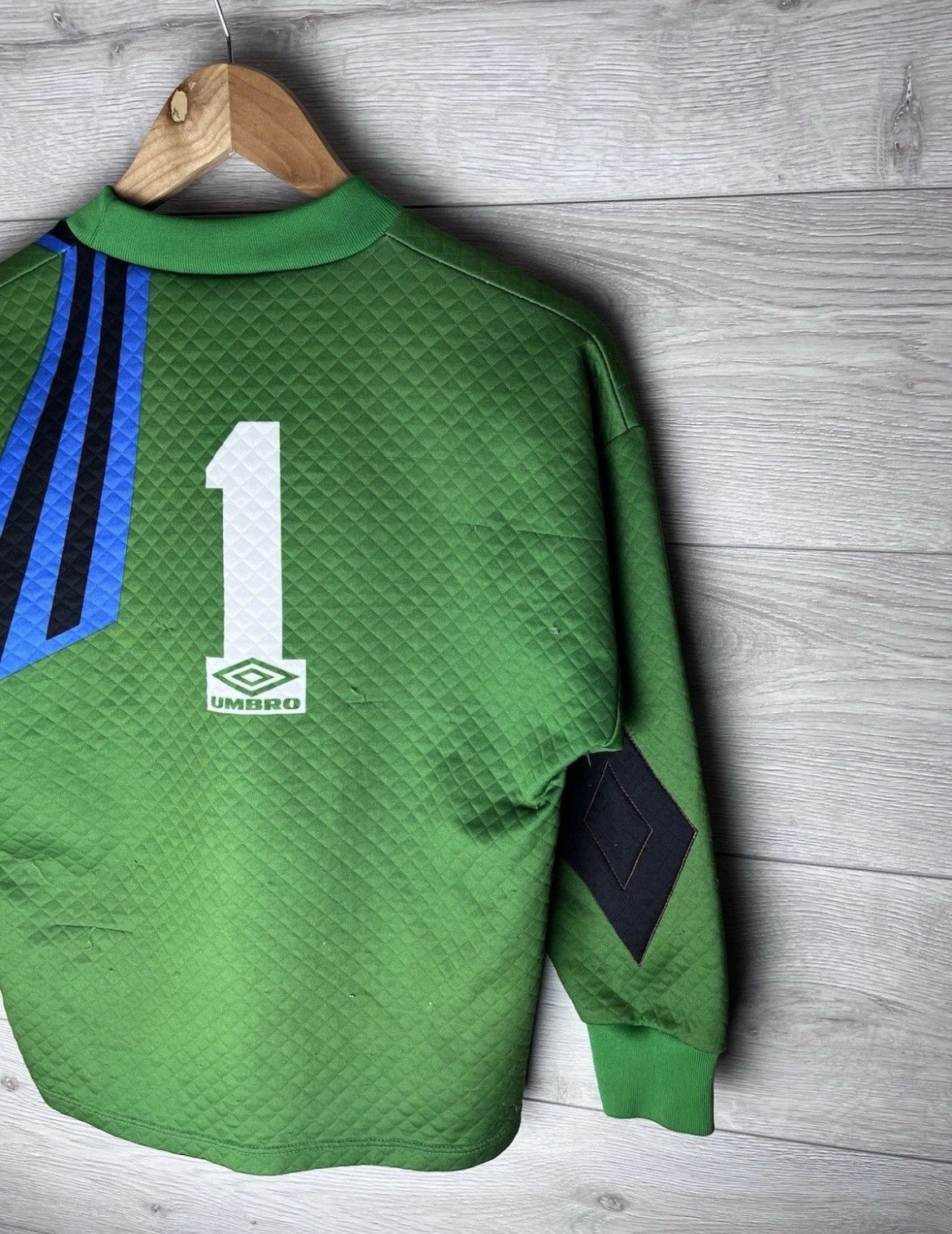 Umbro Vintage soccer long sleeve Manchester United #1 Umbro Size US XS / EU 42 / 0 - 10 Thumbnail