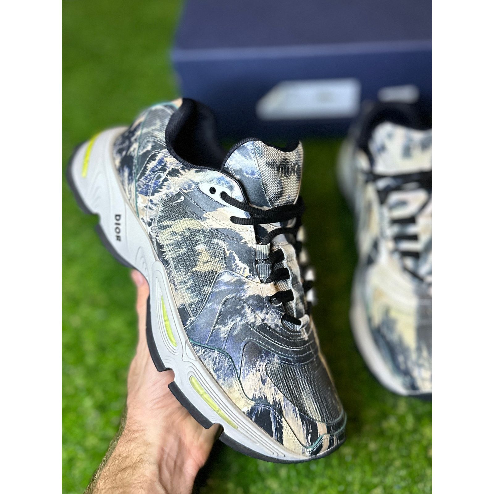 Dior Size 10 - Dior CD1 Marble Sneakers Size US 10 / EU 43 - 3 Thumbnail