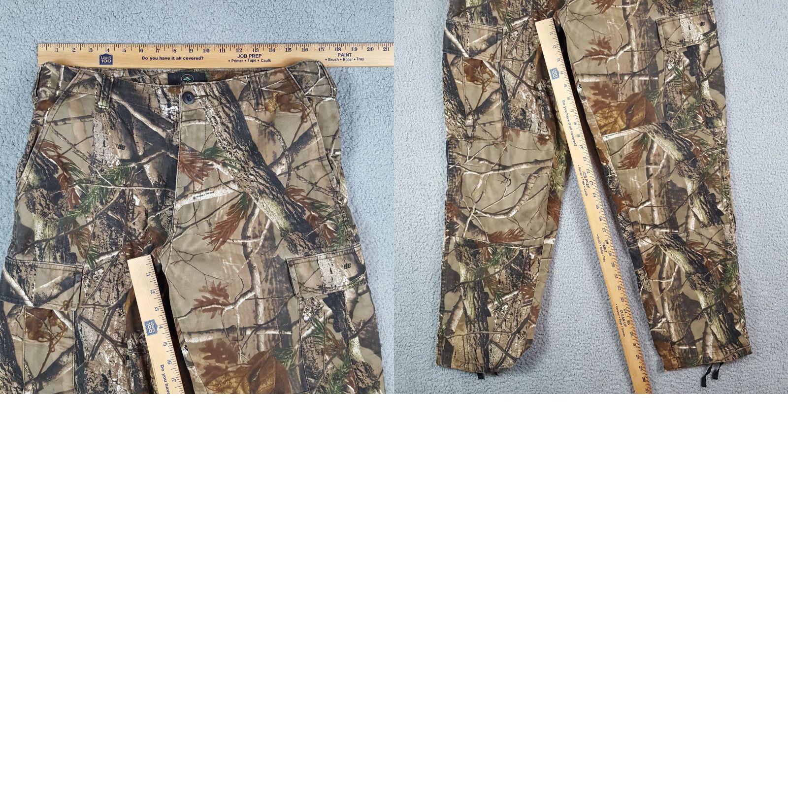 Doublet VINTAGE Red Head Y2K Camo Cargo Pants Medium 34x30 Baggy Grunge Outdoor Mens Size US 31 - 8 Thumbnail