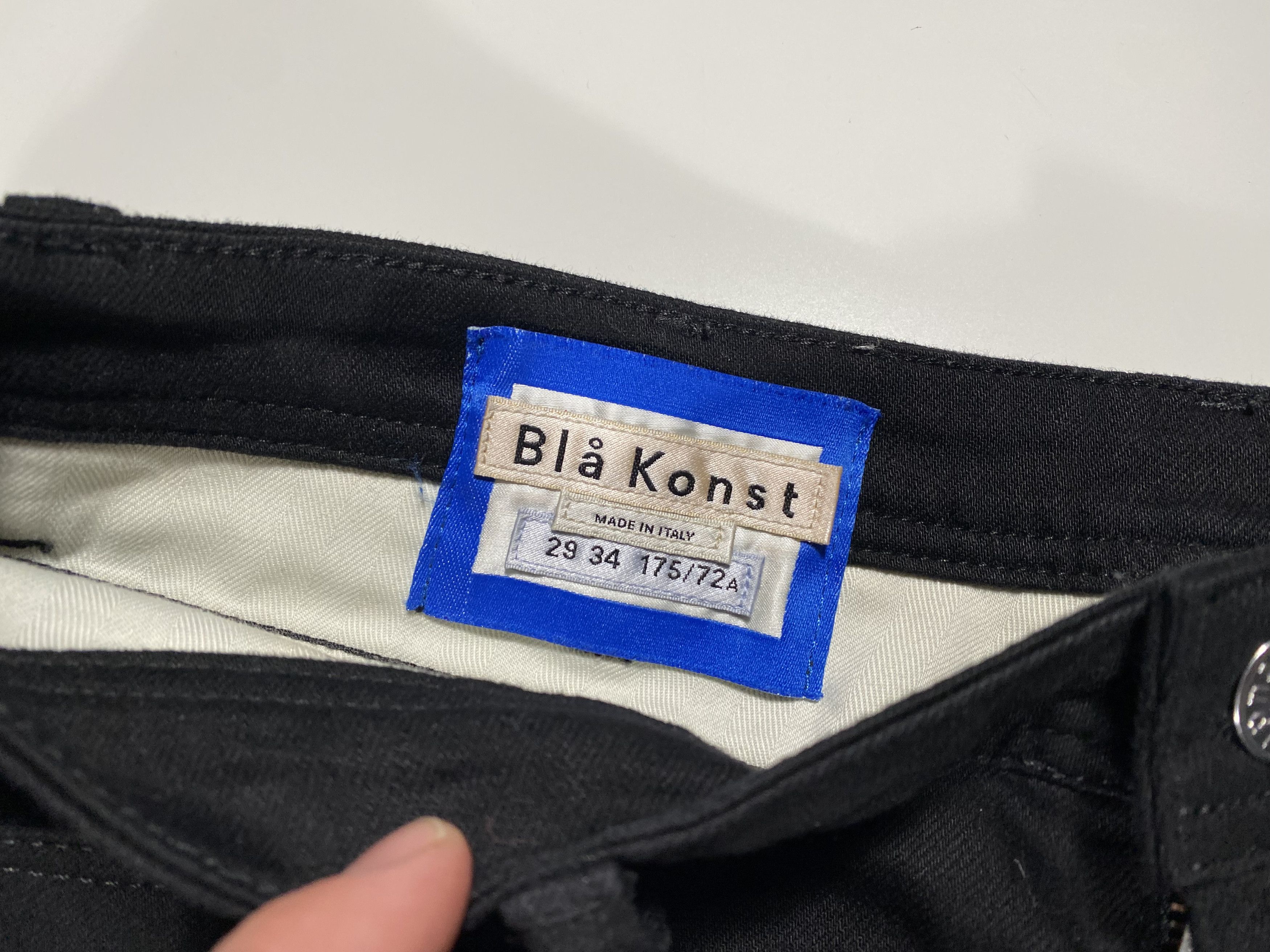 Acne Studios Acne Studios Blå Konst South Stay Black Slim Jeans 30x31.5 Size US 30 / EU 46 - 4 Thumbnail