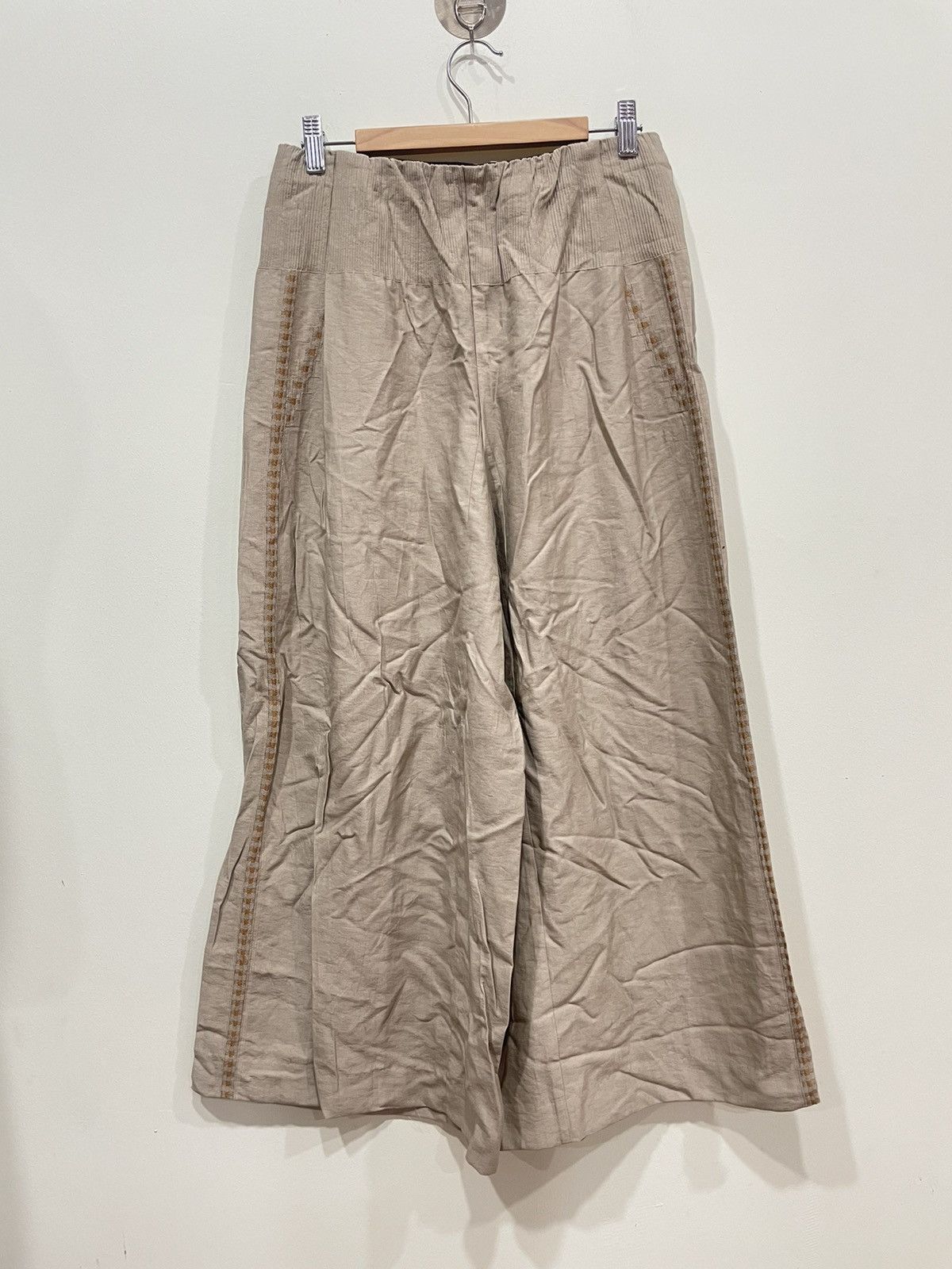 Hiroko Koshino Homme Hiroko Koshino wide legs pants Size 30" / US 8 / IT 44 - 2 Thumbnail