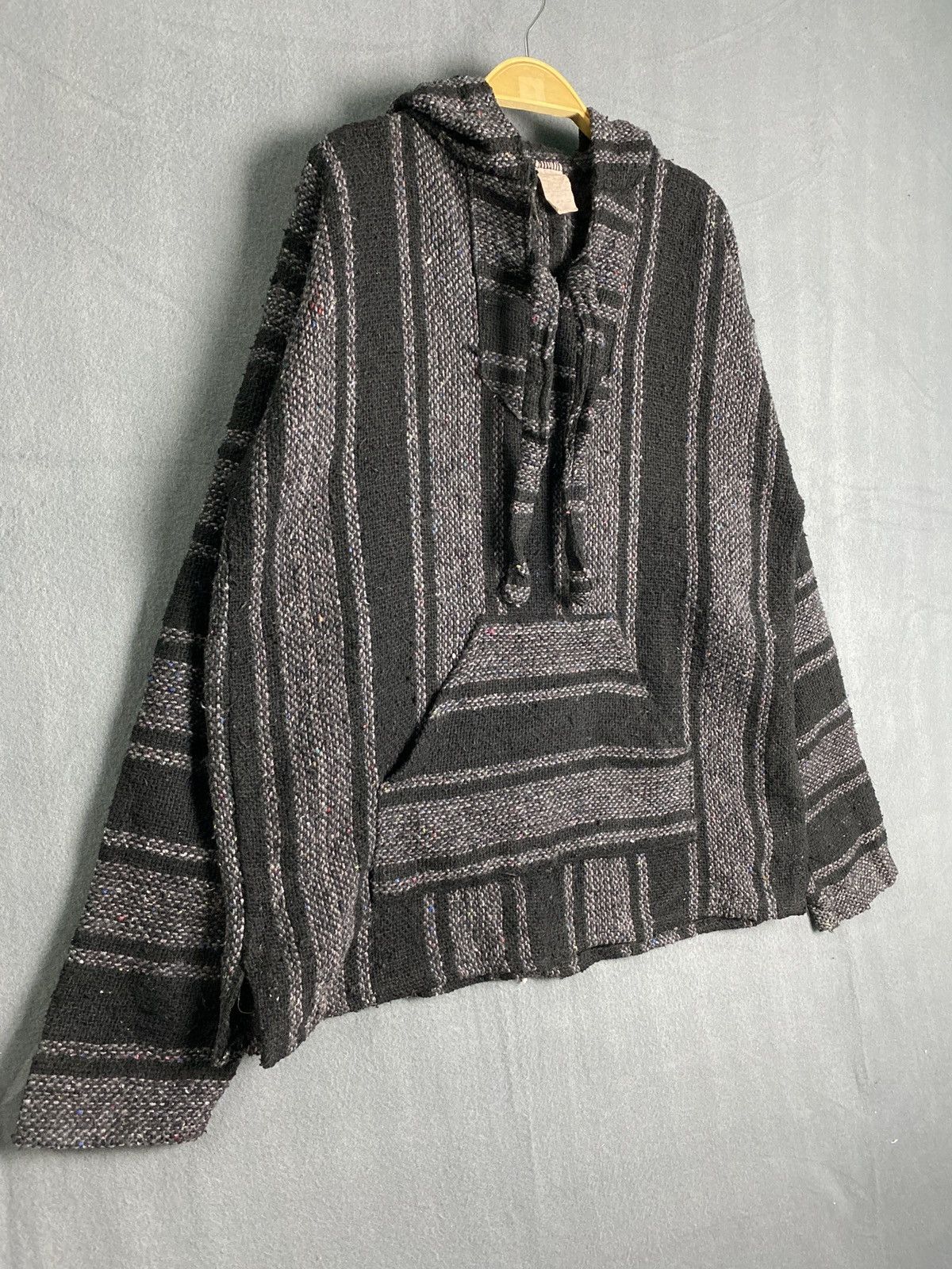 Mexican Threads × Vintage Rare Vintage Baja Mexican Drug Rugs Hoodie Size US M / EU 48-50 / 2 - 4 Thumbnail