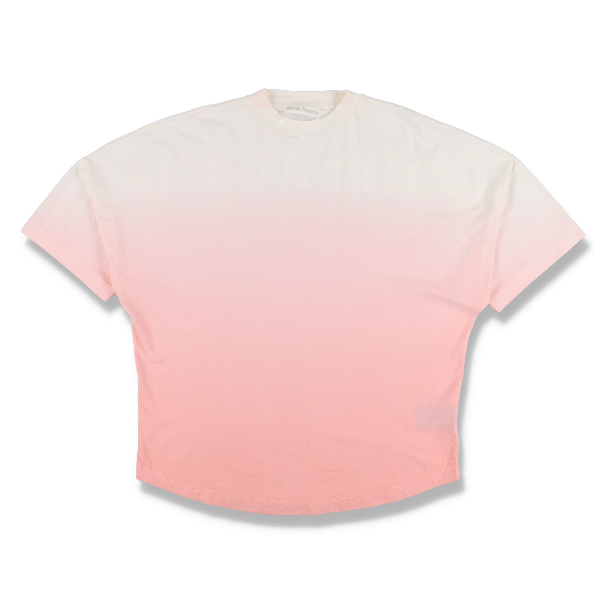 Pink Gradient Back Logo Oversized T-Shirt