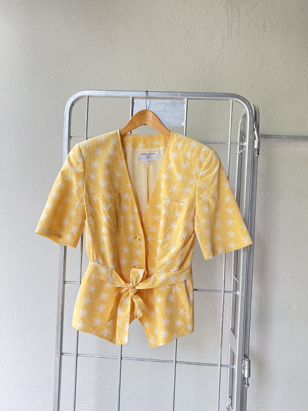 Valentino Valentino vintage yellow stars jacket Size ONE SIZE - 1 Thumbnail