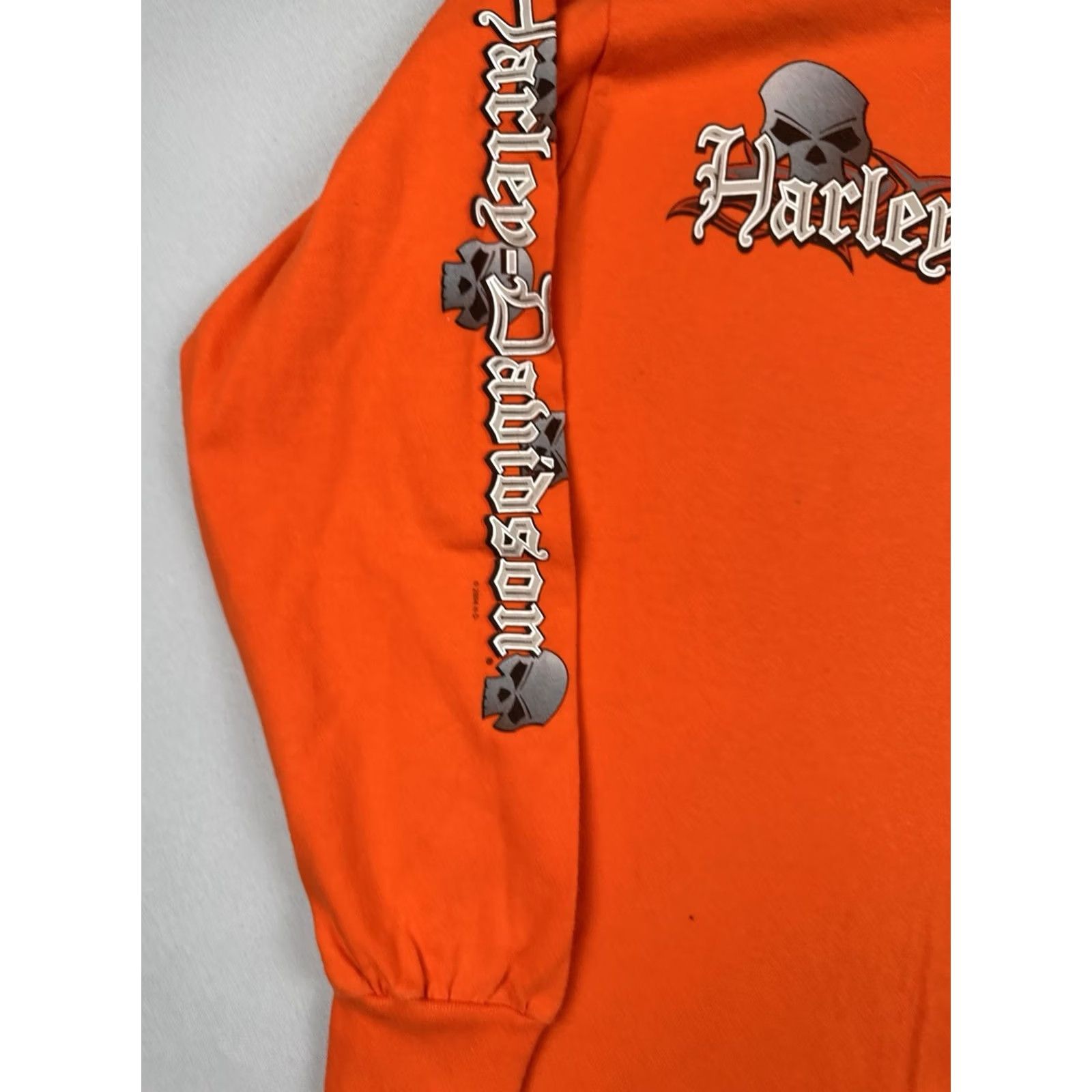 Harley Davidson VINTAGE Harley Davidson Tucson Arizona Willie G Skull Long Sleeve USA S Size US S / EU 44-46 / 1 - 4 Thumbnail