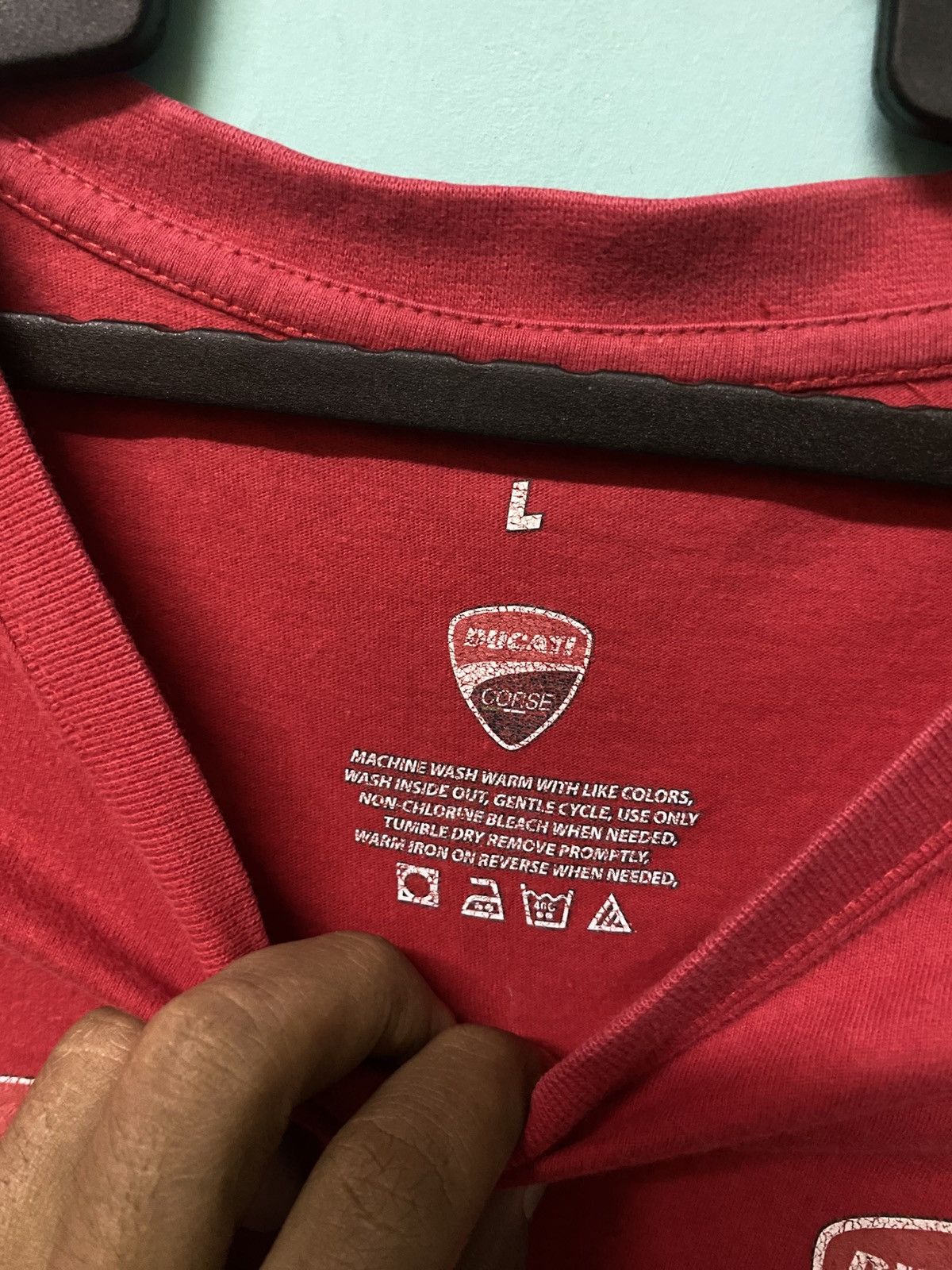 Audi × Ducati Official Ducati Lenovo Moto GP Team T Shirt by Alpinestars Size US L / EU 52-54 / 3 - 5 Thumbnail