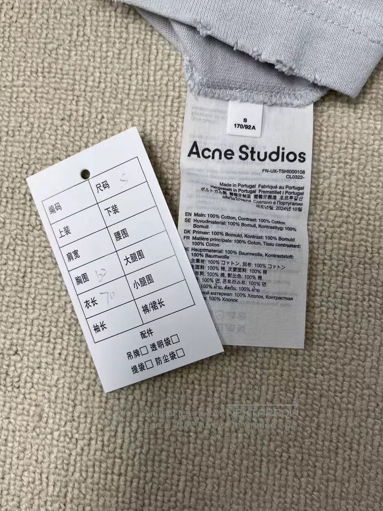 Acne Studios Acne Studios Letter faux two-piece long-sleeve Size US S / EU 44-46 / 1 - 4 Thumbnail