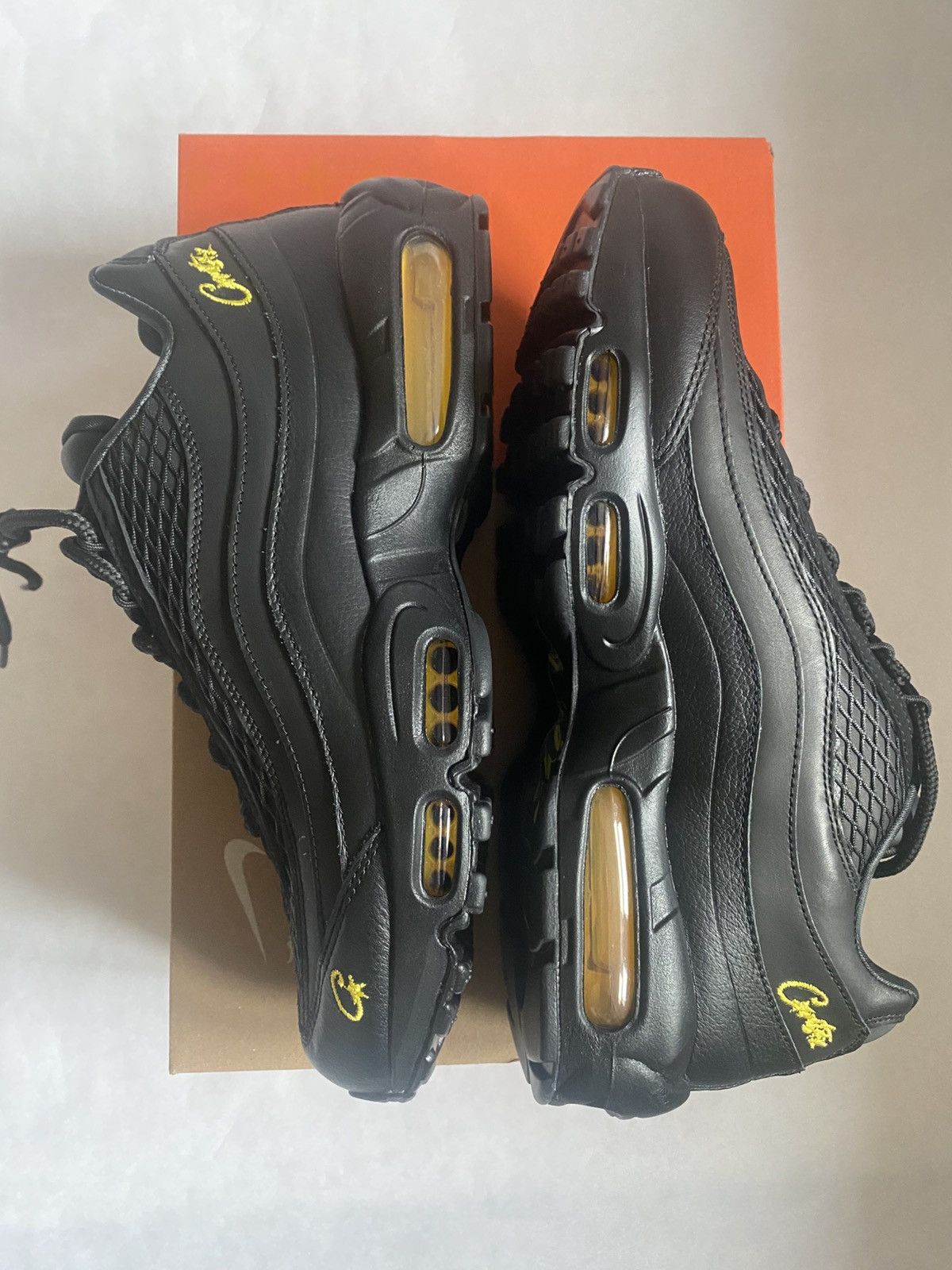 Corteiz Nike Air Max 95 X Corteiz “Honey Black” Size US 10 / EU 43 - 4 Thumbnail