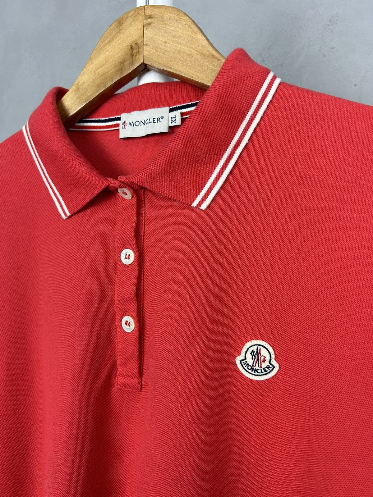 Moncler Moncler Polo Shirt Logo Short Sleeve Size XL Size XL / US 12-14 / IT 48-50 - 5 Thumbnail
