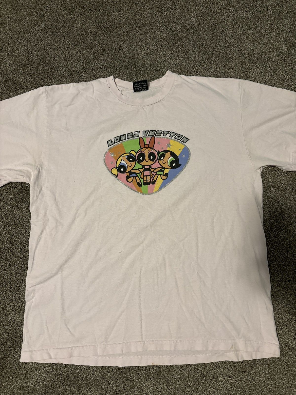 Mega Yacht Mega Yacht Louis Vuitton Power Puff Girl Tee Size XL / US 12-14 / IT 48-50 - 4 Thumbnail