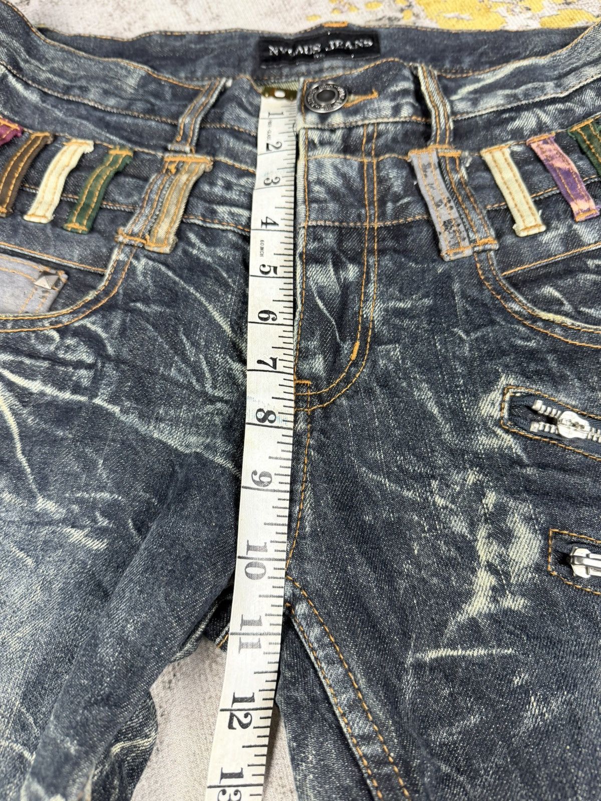 If Six Was Nine Y2k Vintage Nylause Studded Clawmark Jeans Size US 32 / EU 48 - 11 Thumbnail