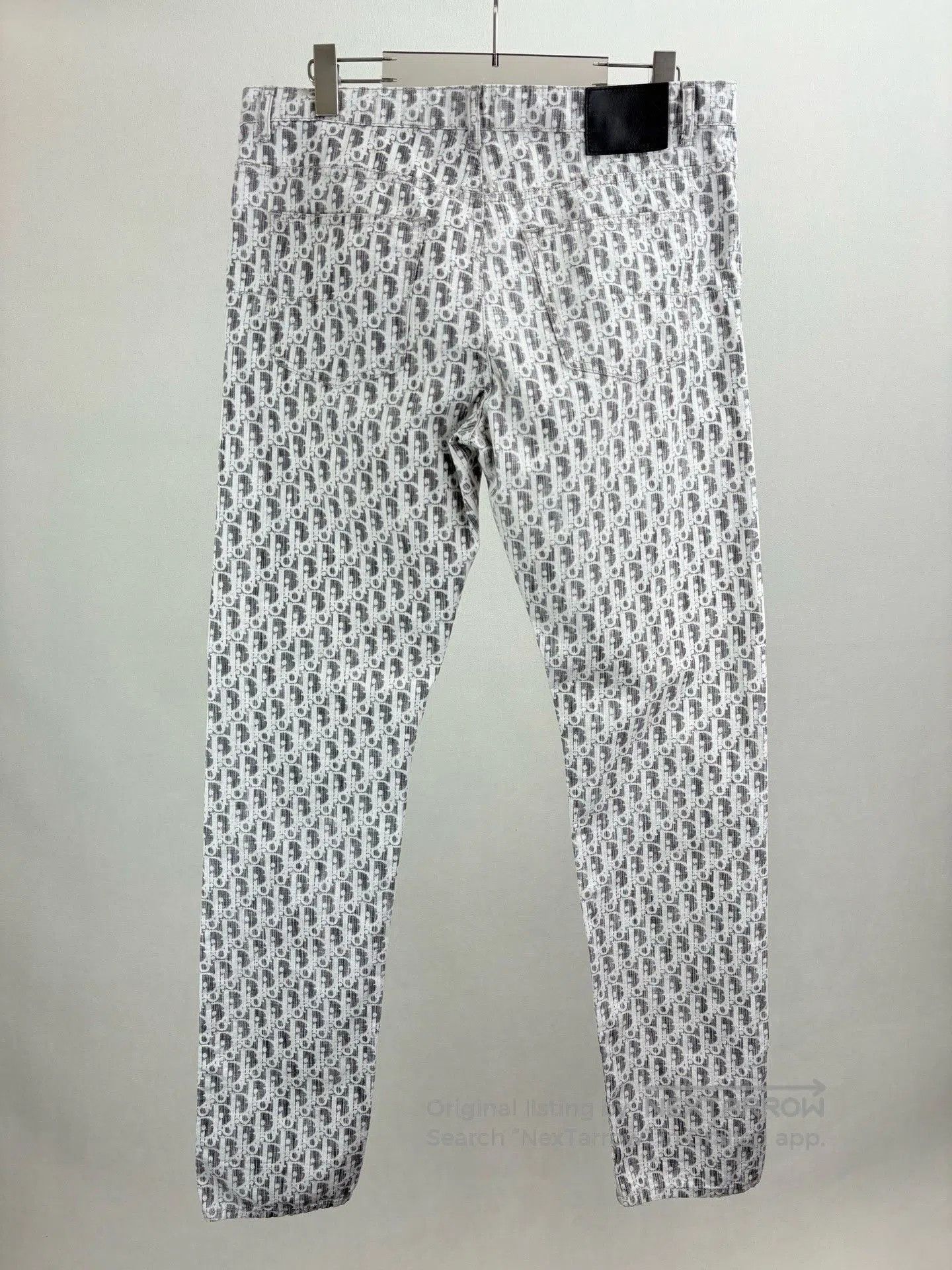 Dior Dior Men's Gray Monogram Denim Shorts. Size US 33 - 2 Thumbnail