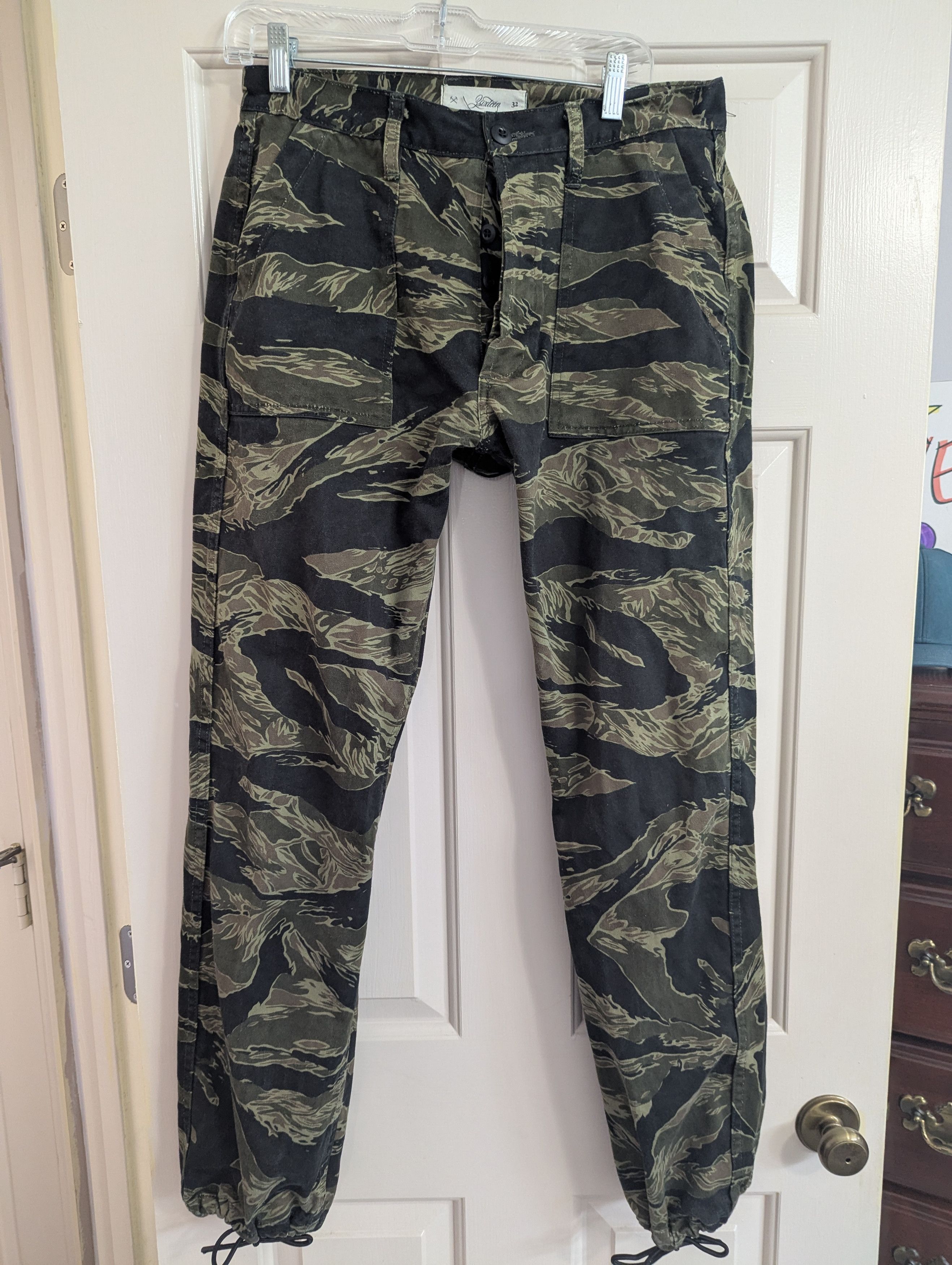 3sixteen Fatigue Pants Tiger Stipe Camo Size US 32 / EU 48 - 1 Thumbnail