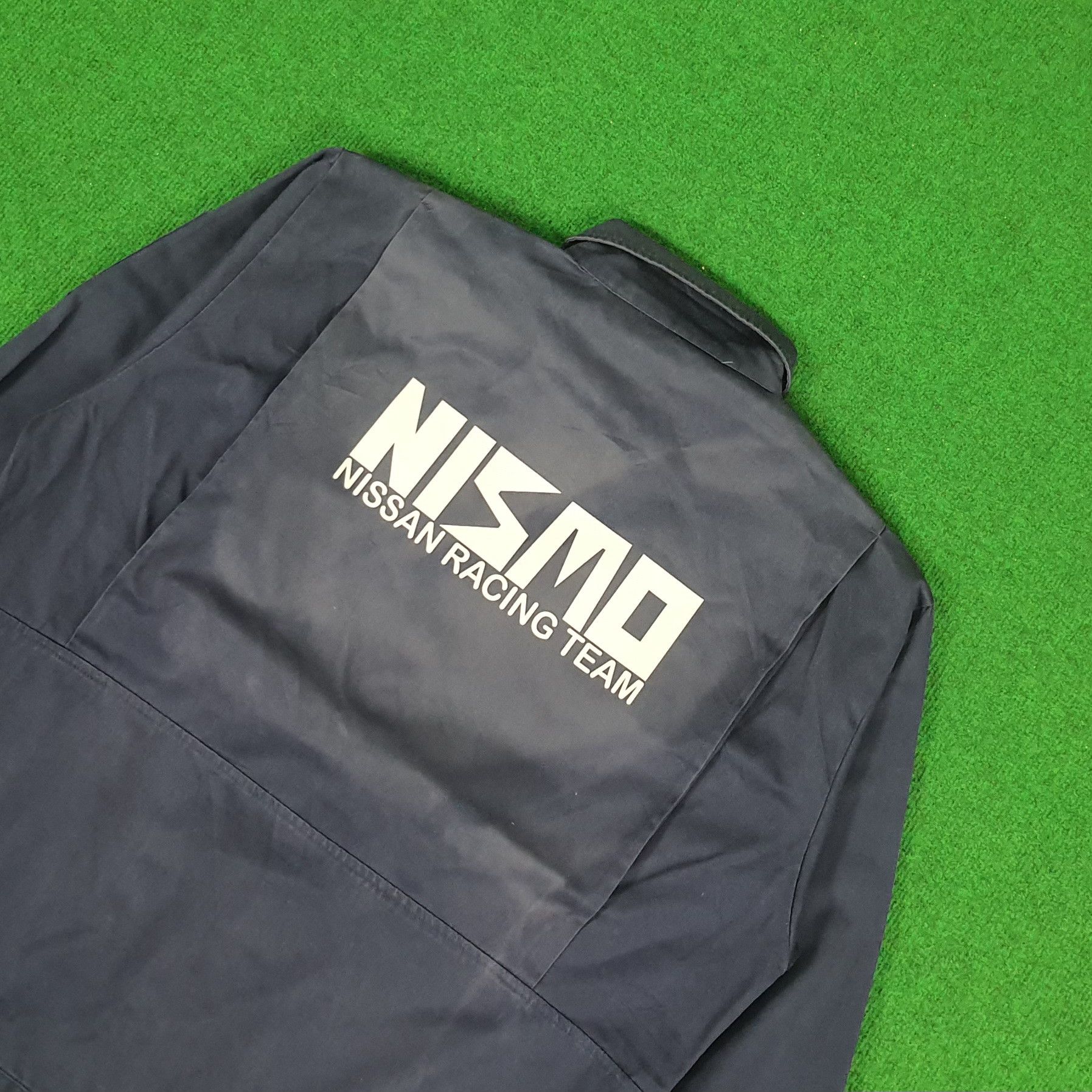 Japanese Brand Vintage NISMO Nissan Racing Team Custom Workwear Jacket Size US L / EU 52-54 / 3 - 2 Thumbnail