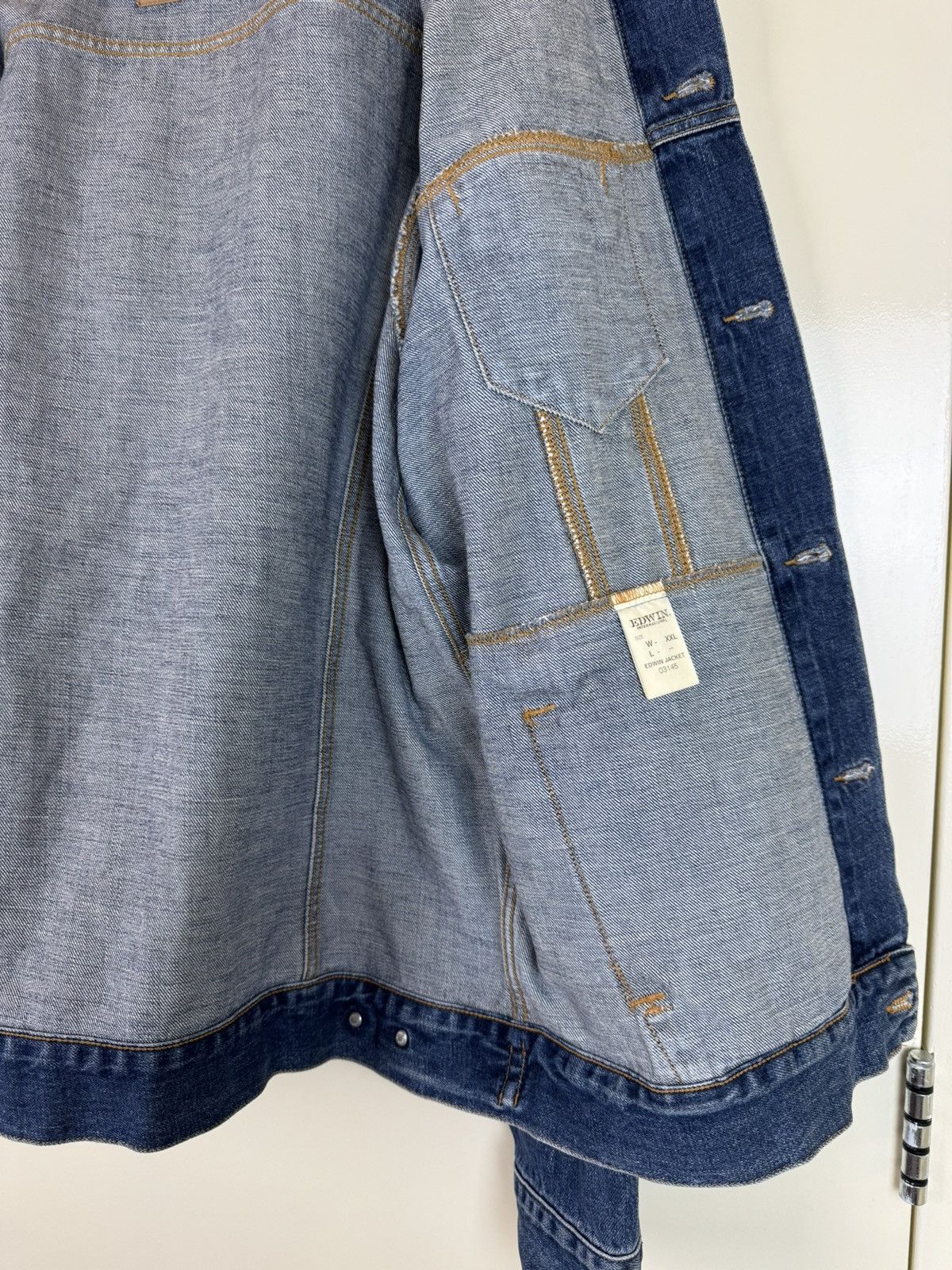 Edwin Edwin Japanese Selvedge Denim Vintage Jacket Filson Coat XXL Size US XXL / EU 58 / 5 - 17 Thumbnail