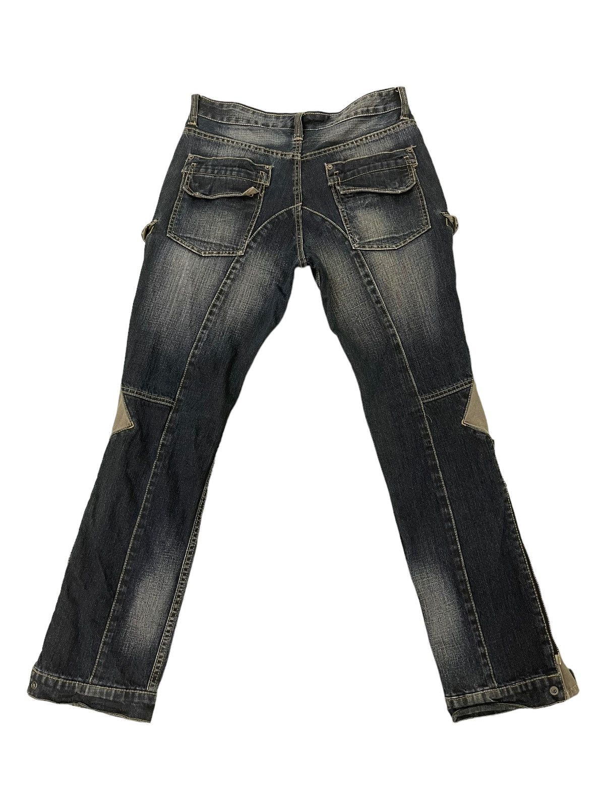 PPFM Slim Jeans PPFM Japan Multizipped Faded 8🟦4 Size US 32 / EU 48 - 11 Thumbnail