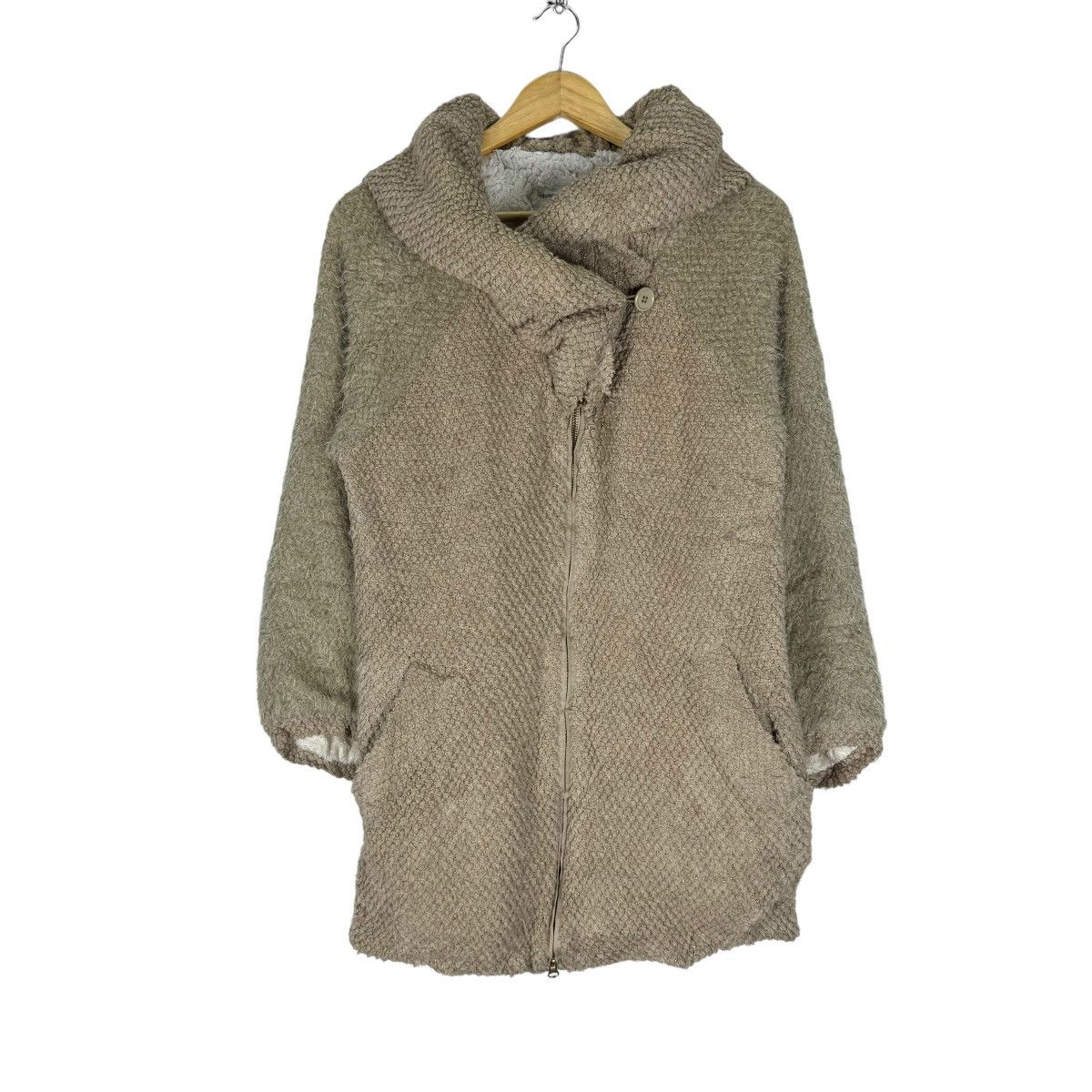 Issey Miyake ⚡️TSUMORI CHISATO FLEECE DEEP PILE ZIPPER JACKET Size M / US 6-8 / IT 42-44 - 3 Thumbnail