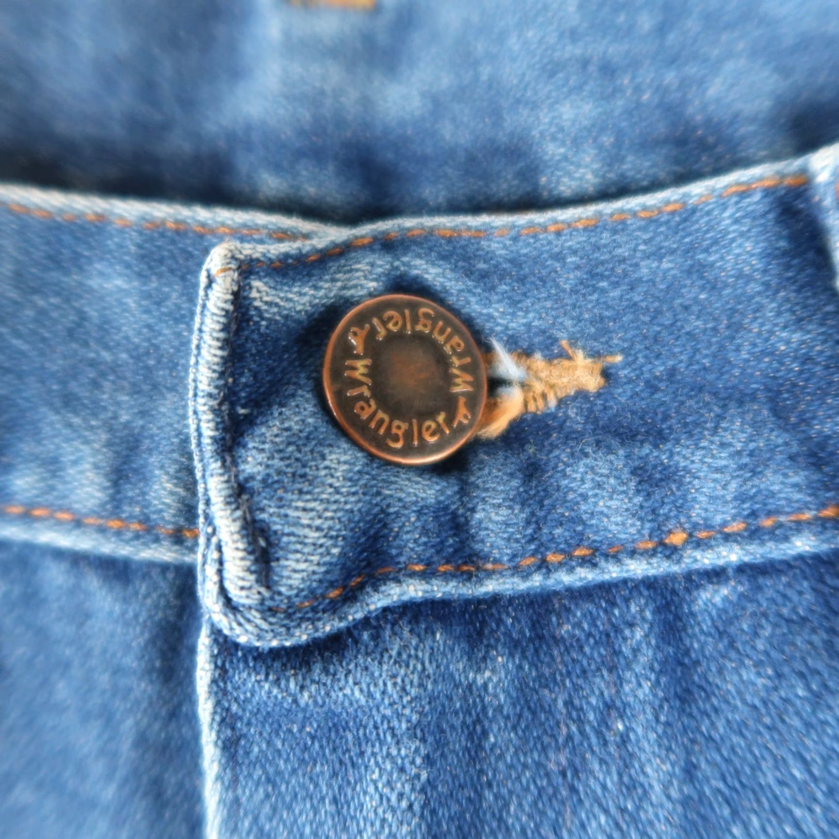 Wrangler VINTAGE Wrangler Bootcut Denim Jeans Men 34x30 945Den USA Cowboy 80s 70s Rock Logo Size US 34 / EU 50 - 5 Thumbnail